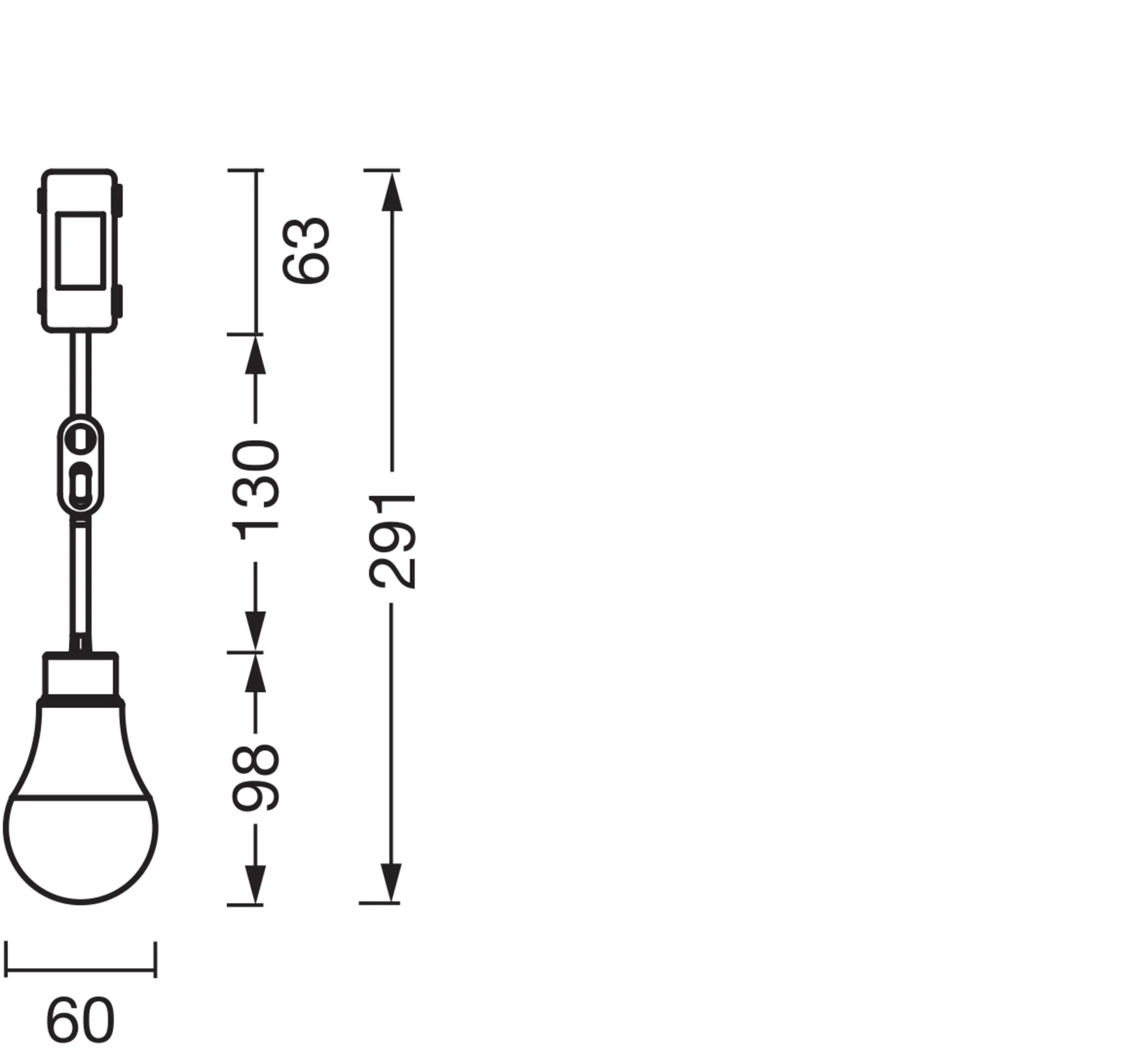 Osram Renovierungslampe Classic A75 10 W 3er Pack kaltweiß