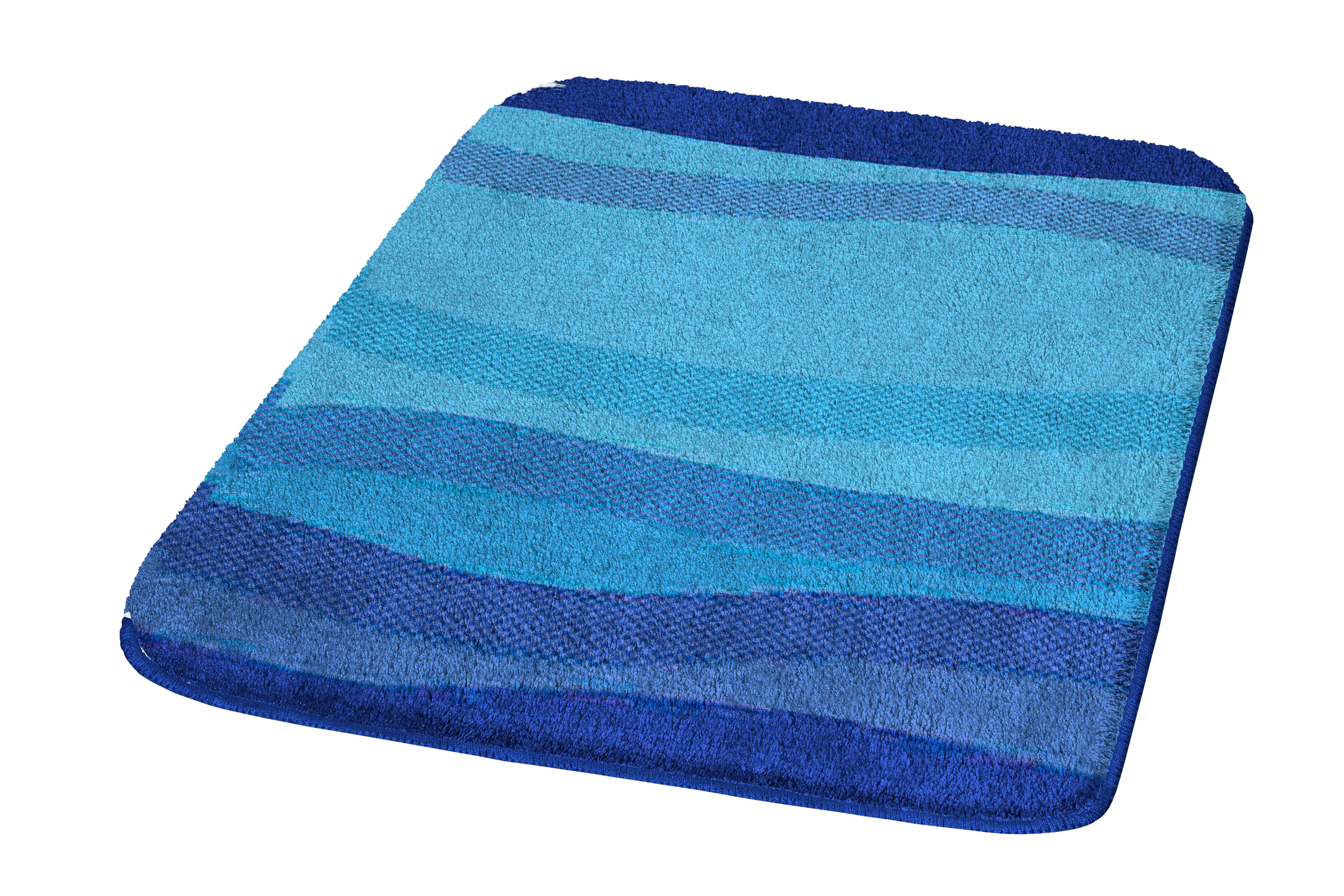 Kleine Wolke Badteppich Miami himmelblau, 65 x 115 cm