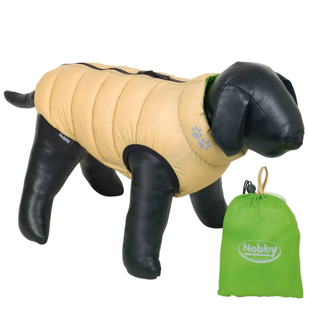 Nobby Hundemantel Light grün-beige