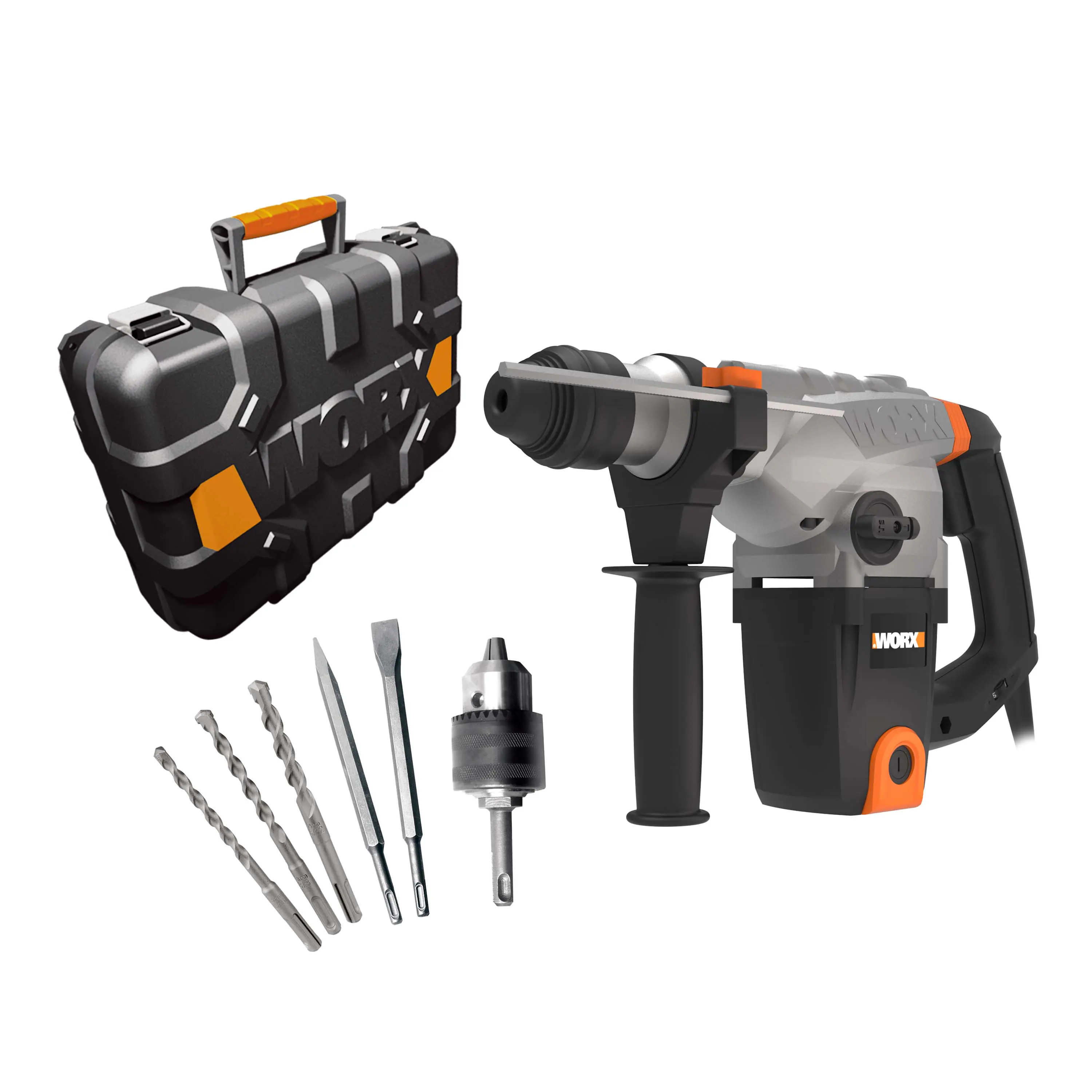 Worx Schlagbohrhammer WX333 SDS plus 1250 W