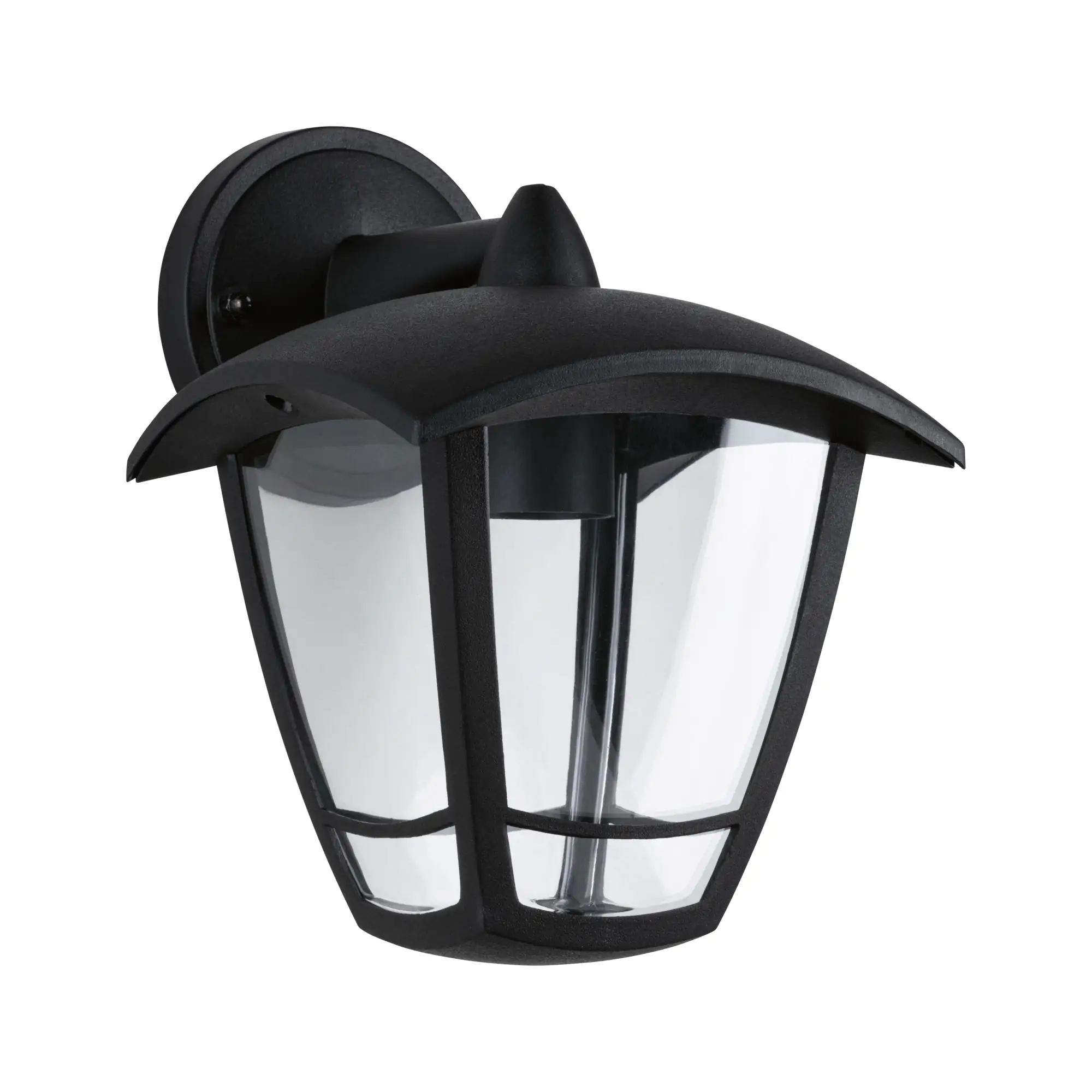 Paulmann Außen-Wandleuchte Classic Curved schwarz 22,5 x 19 cm E27 12 W