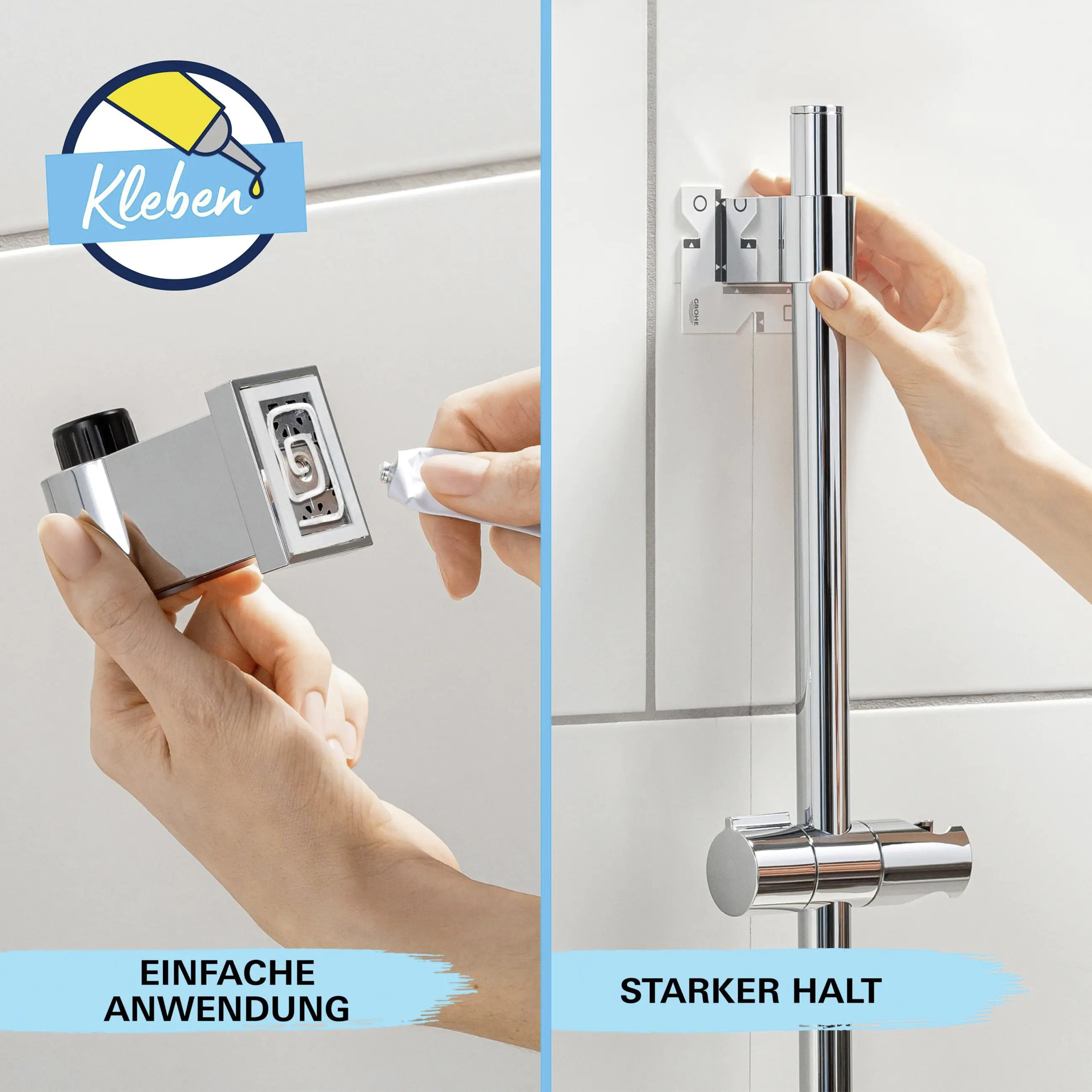 Grohe Brausestange 1 Strahlart Vitalio Start 110 chrom 60 cm