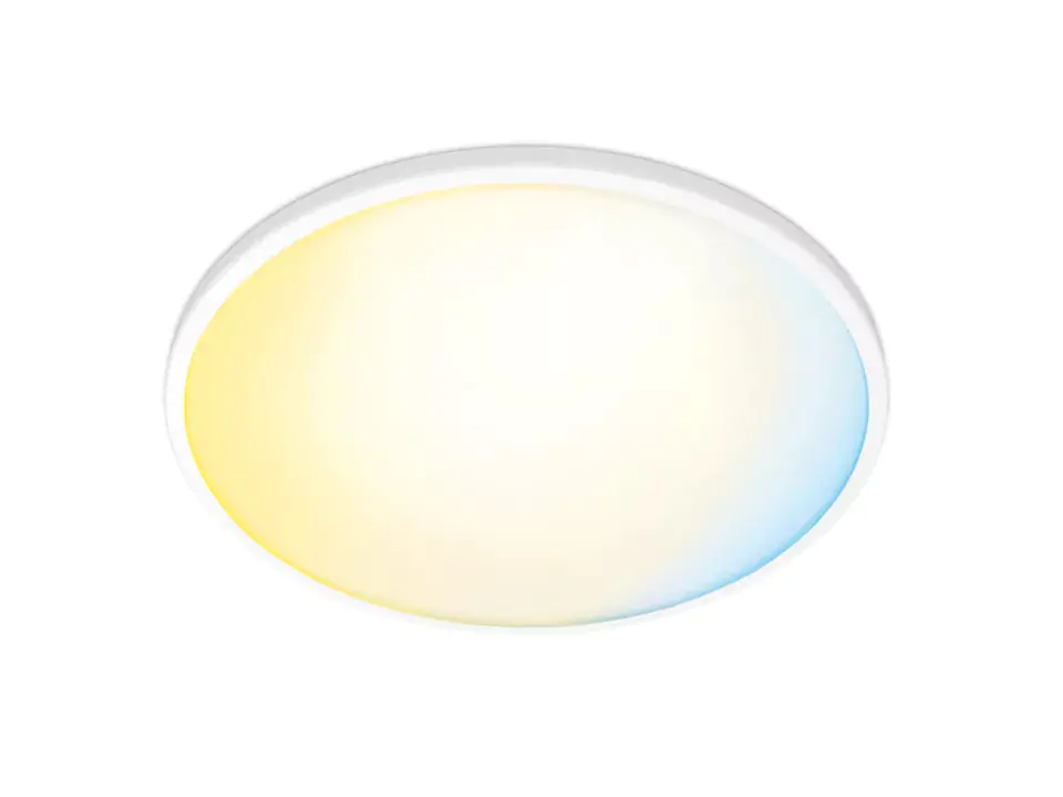 WIZ LED-Deckenleuchte SuperSlim 43 x 2 cm 22W warmweiß bis kaltweiß smart weiß