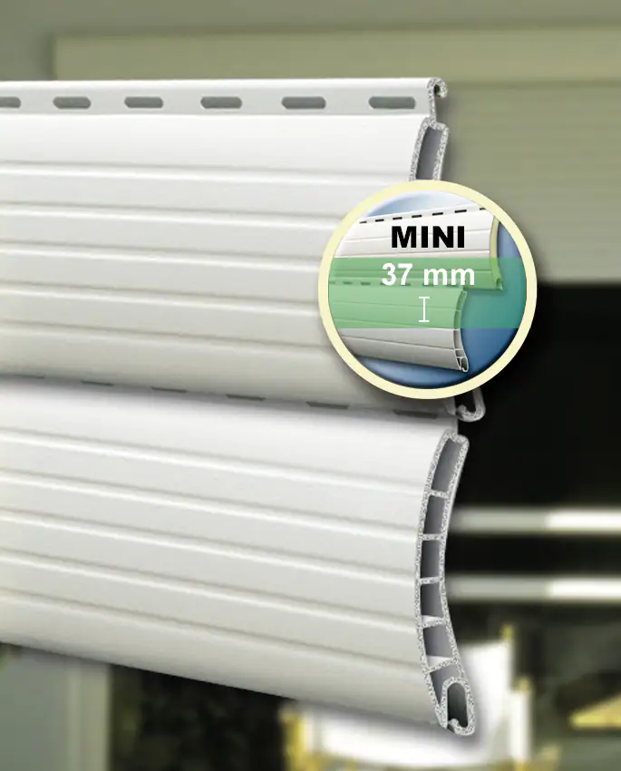 Schellenberg Rollladenprofil Mini 100 cm weiß