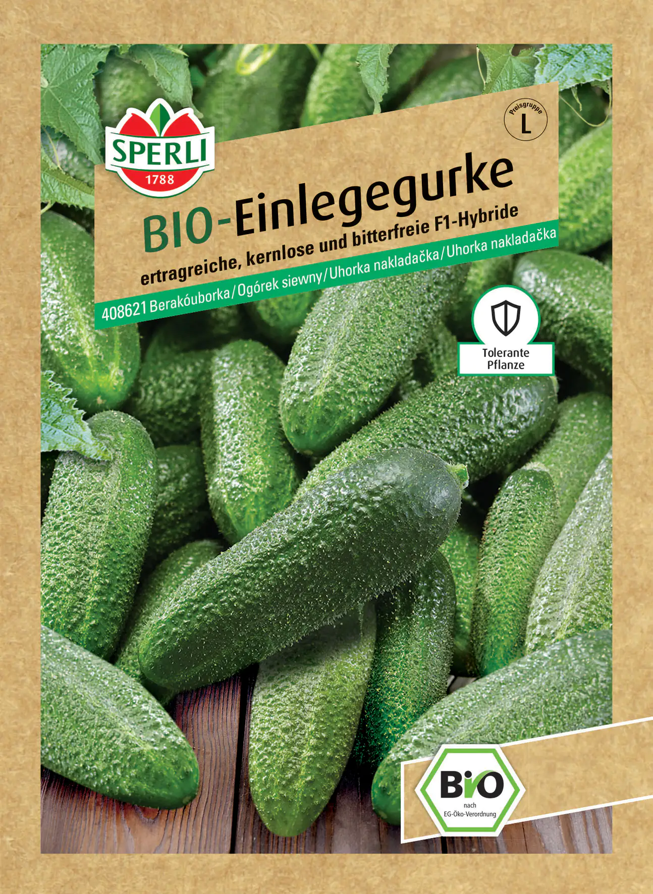 Sperli BIO Einlegegurke F1