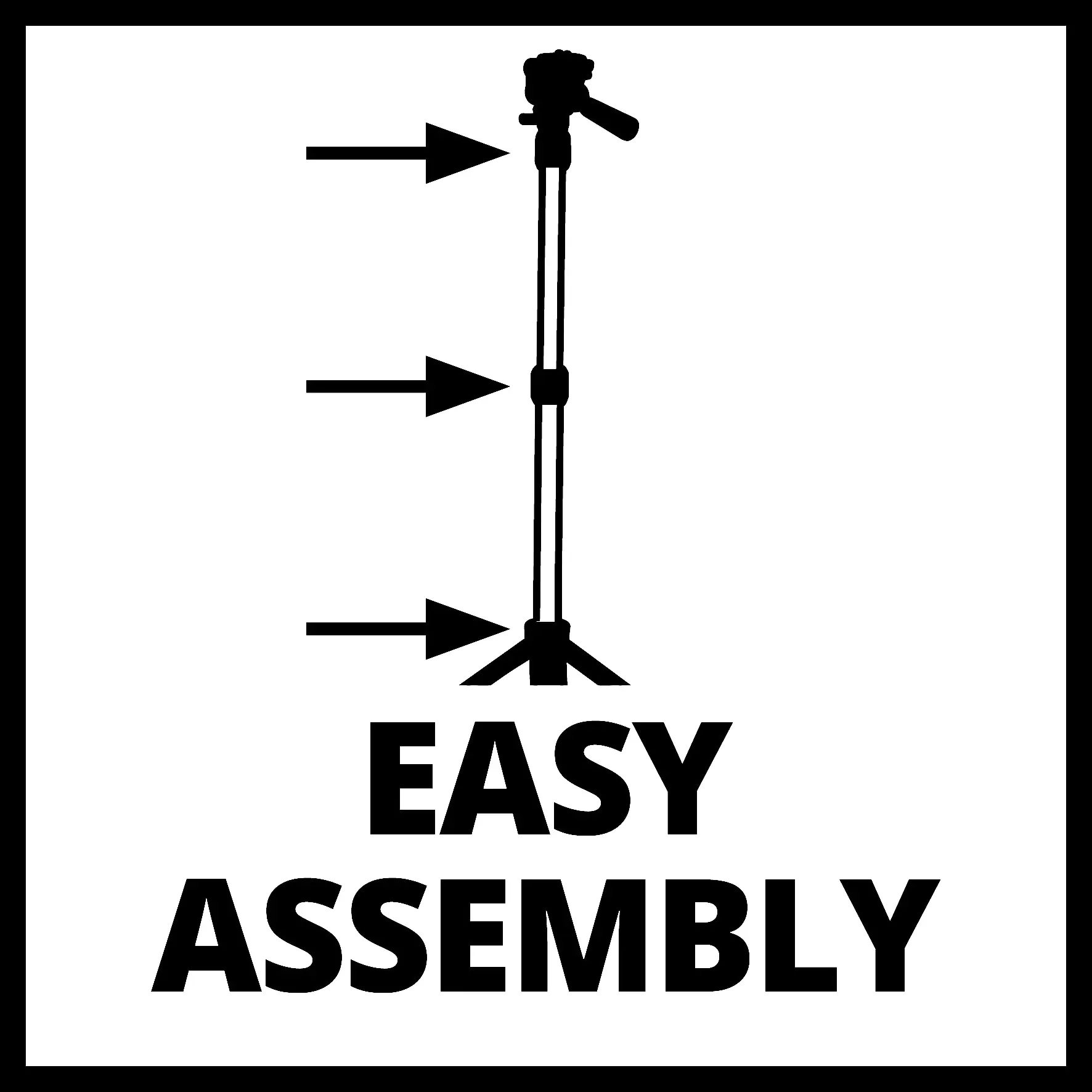 Einhell Teleskop-Stativ Tripod 85-170 cm für Laser und Leuchten