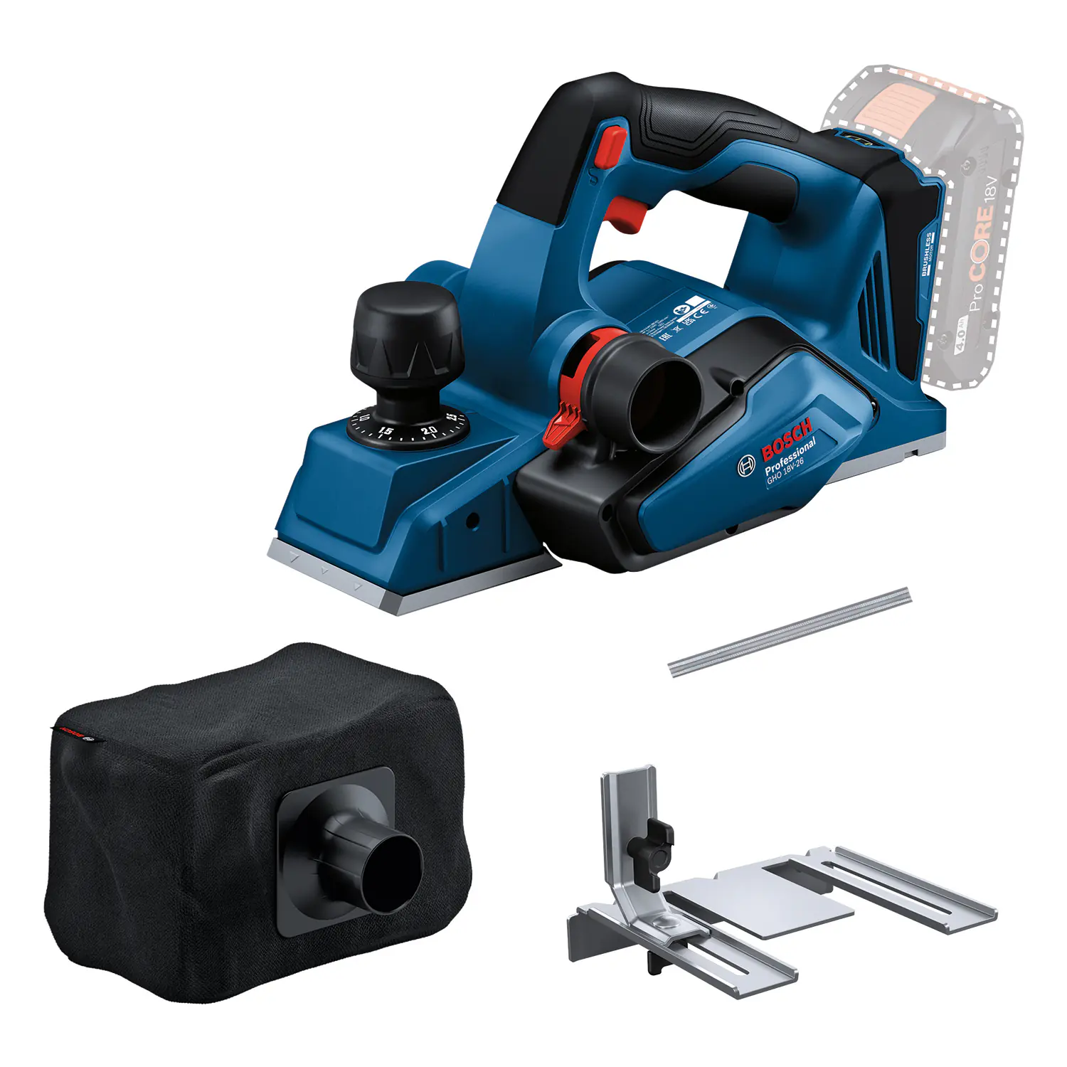 Bosch Professional Akku-Hobel GHO 18V-26