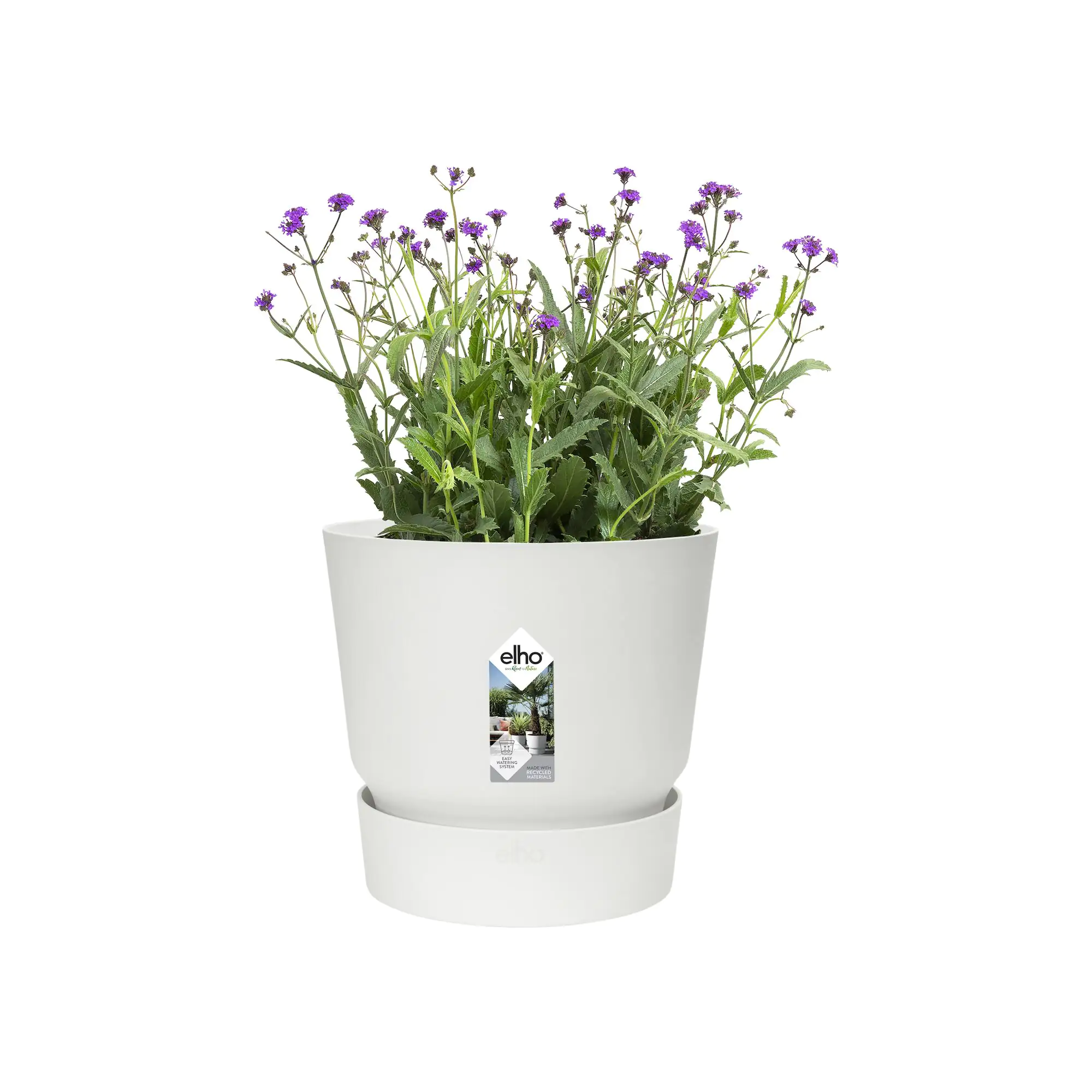 Elho Pflanztopf Greenville Ø 25 x 23 cm weiß