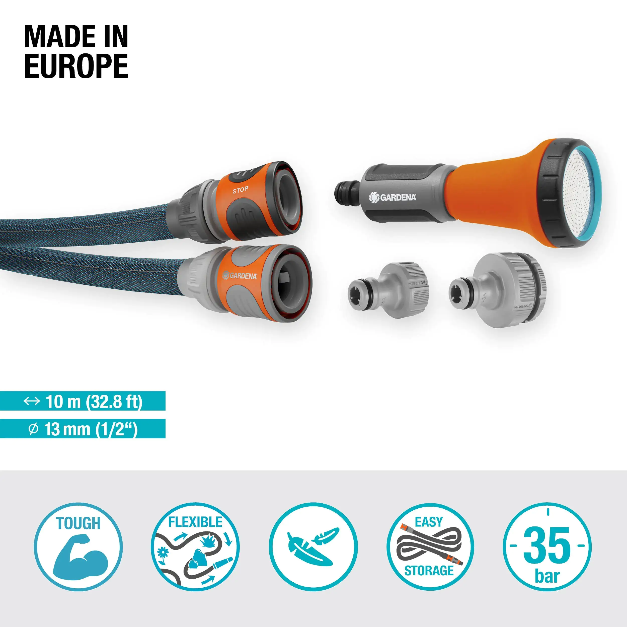 Gardena Textilschlauch Liano Xtreme, 13 mm (1/2") 10 m