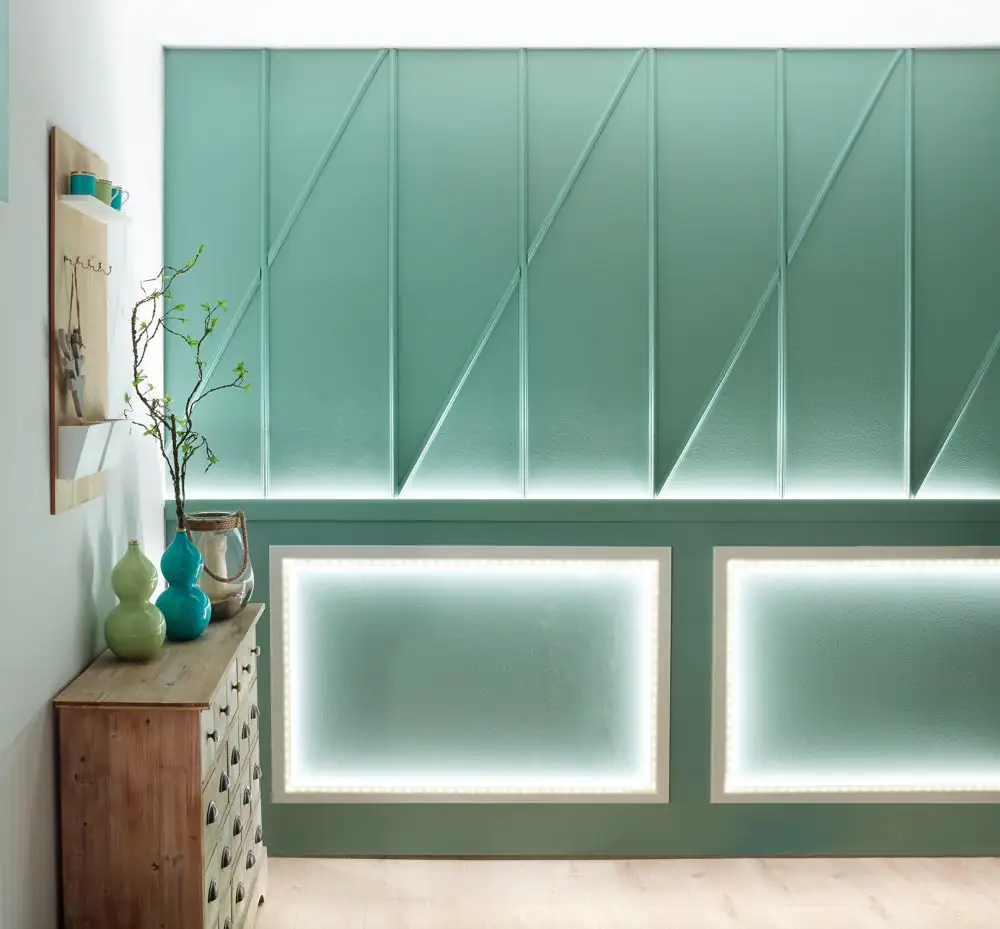 Decosa Wandleiste Melissa, 200 cm, 25 x 10 mm