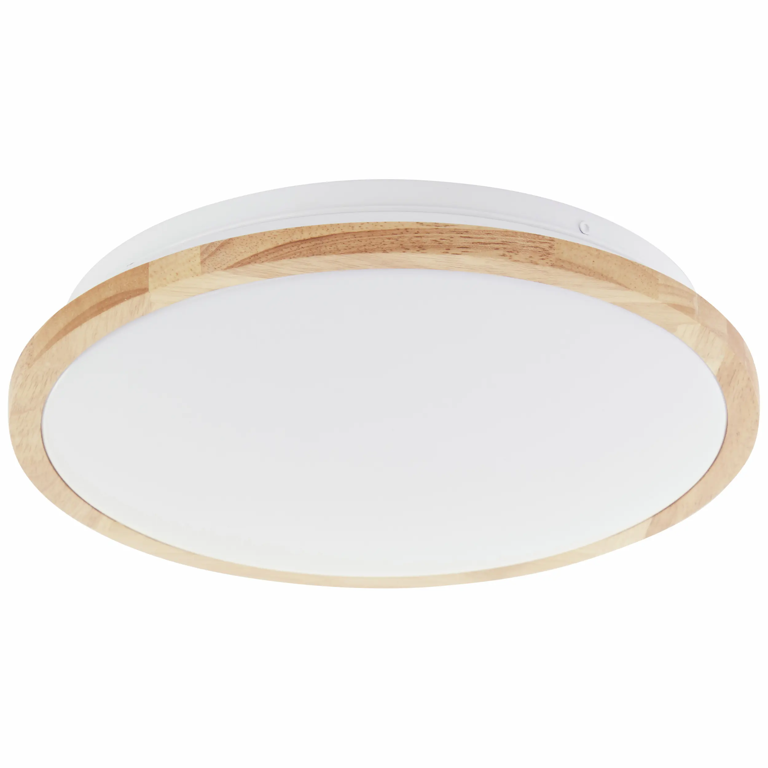 Brilliant LED Deckenleuchte Bario holz weiß 30 x 5,5 cm 18 W 
