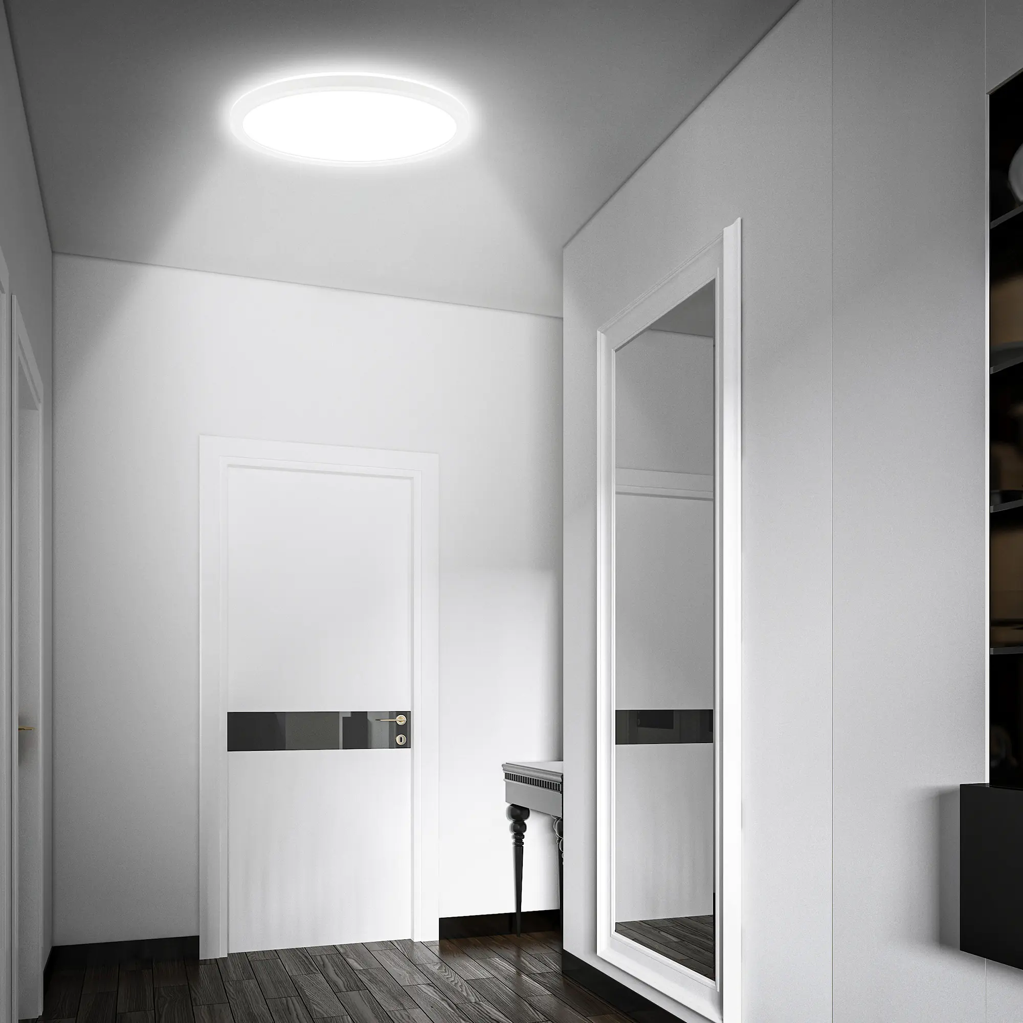 Briloner LED Deckenlampe Move 18W Ø 29cm weiß Bewegungssensor neutralweiß