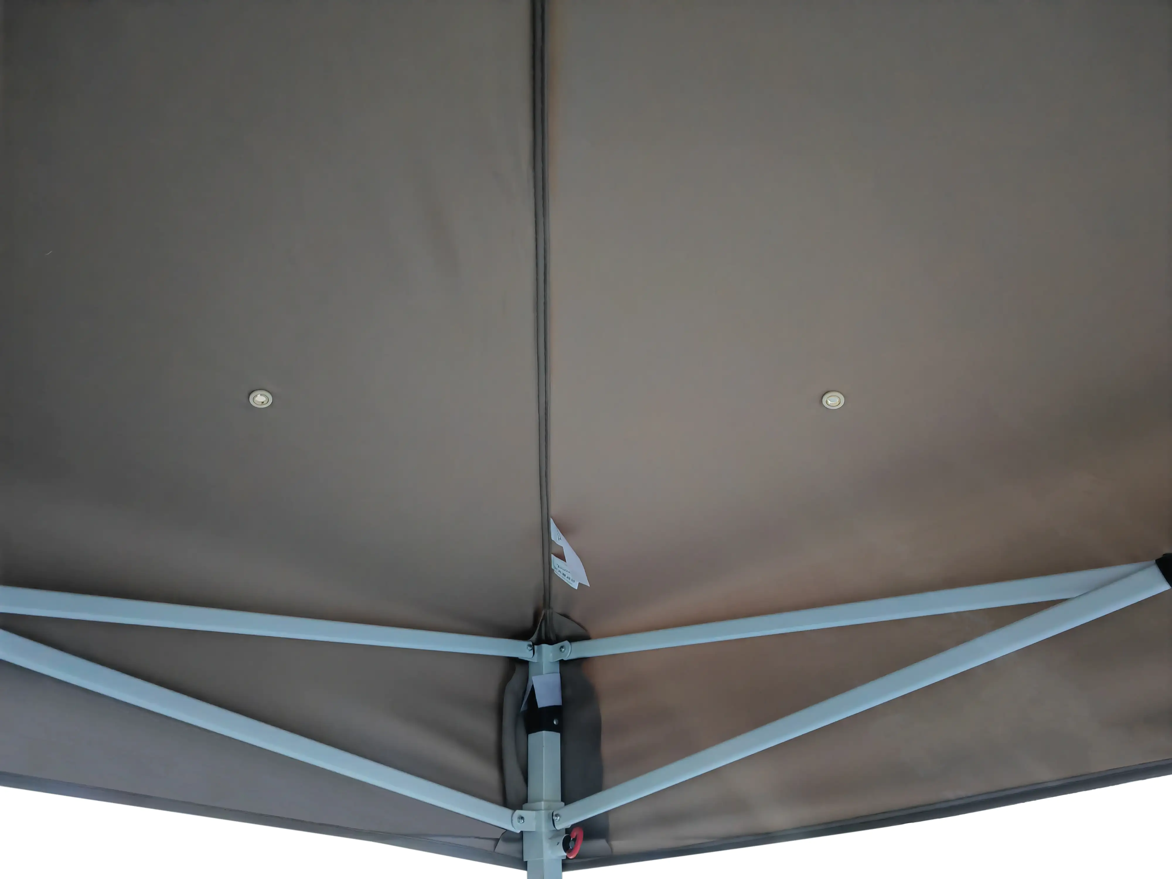 TrendLine Faltpavillon taupe, 295 x 295 cm