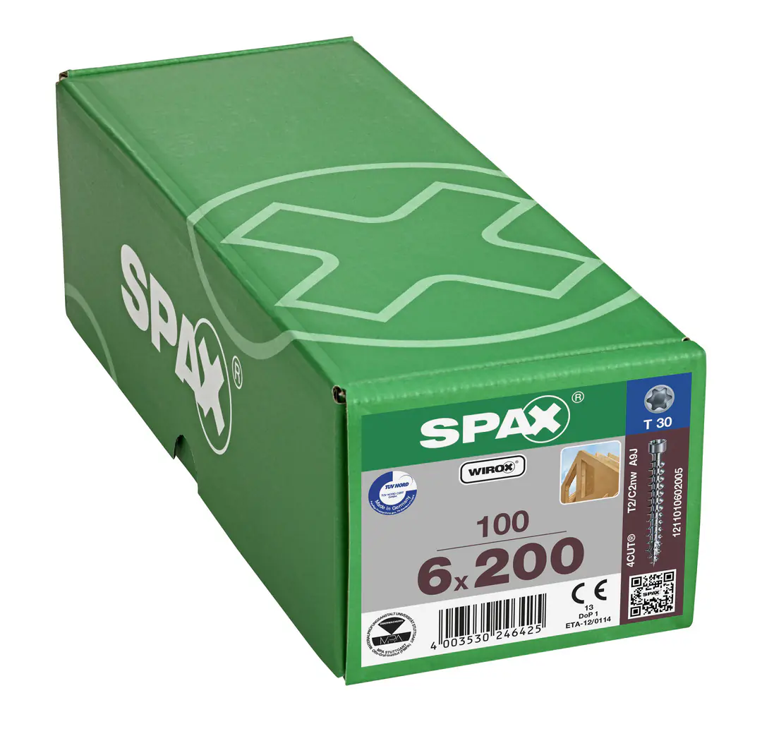 Spax Holzbauschrauben 6.0 x 200 mm TX 30 - 100 Stk.