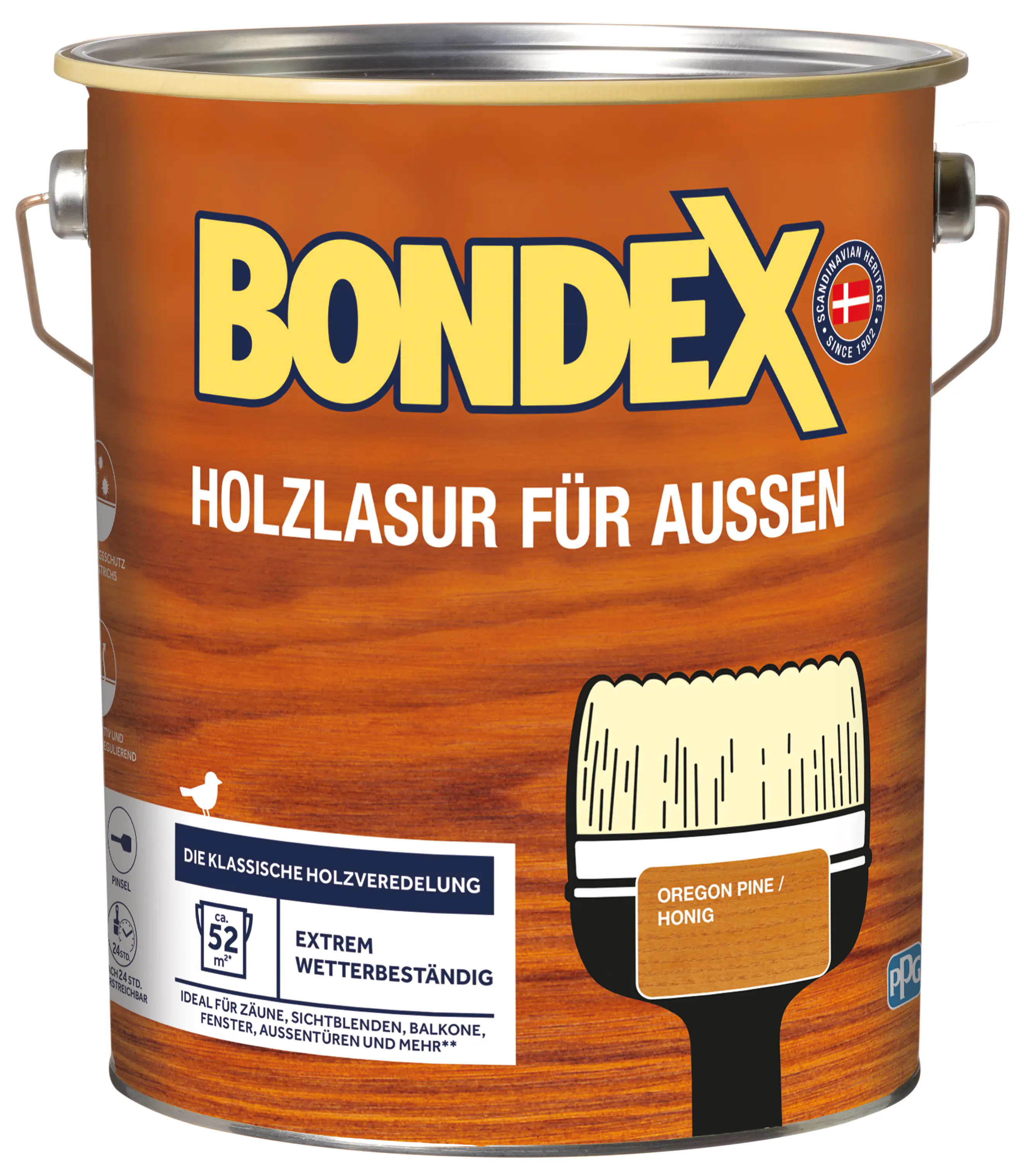 Bondex Holzlasur für Außen 4 L oregon pine