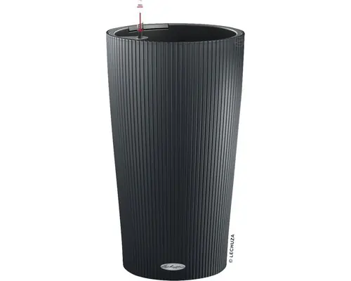 Lechuza Pflanzgefäß-Set Cilindro Color 23 Kunststoff schwarz Ø 23 x 41 cm
