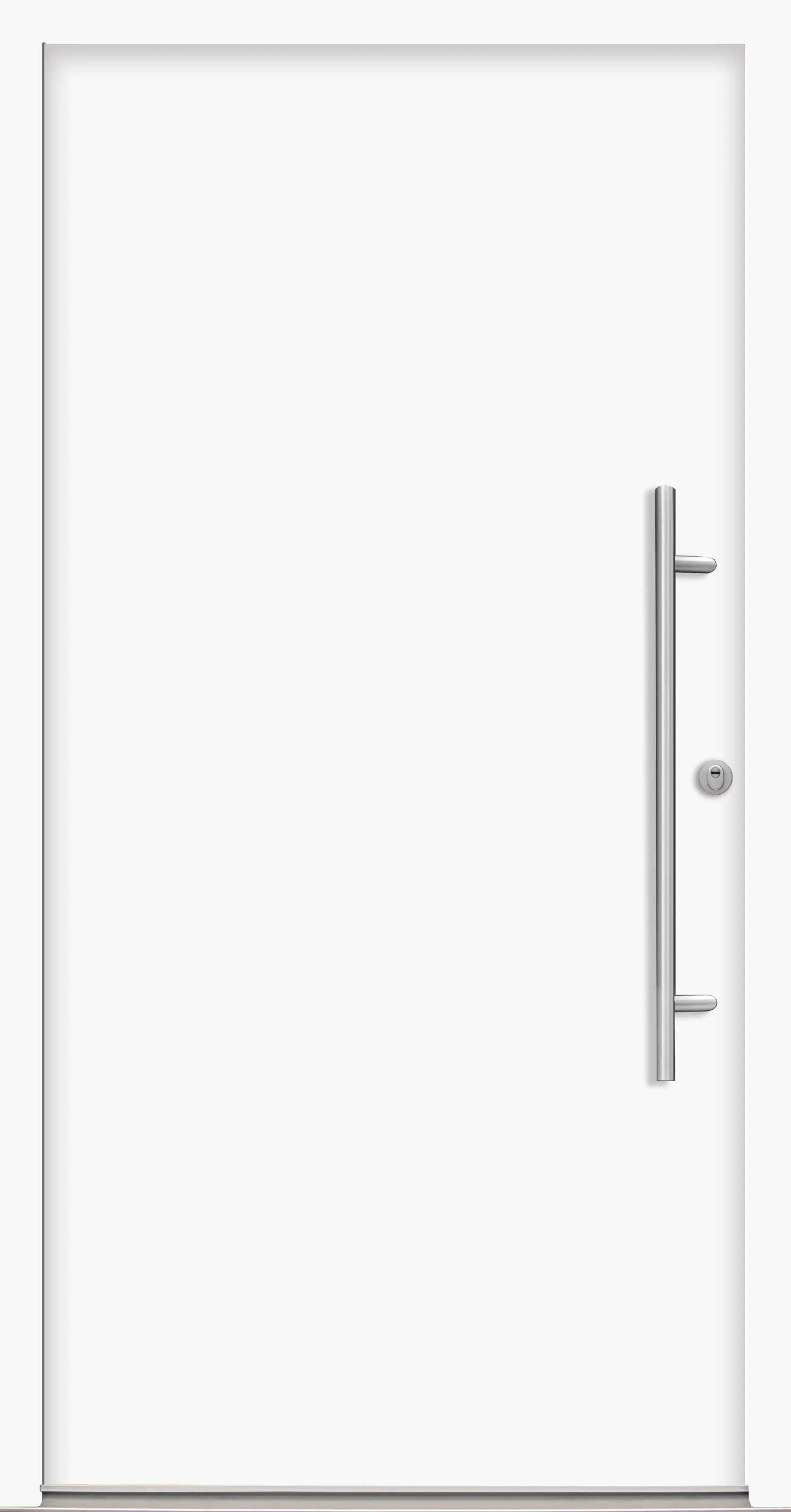 Splendoor Haustür Passivedoor Premium B05 RC2 Weiß DIN Rechts 100 x 210 cm