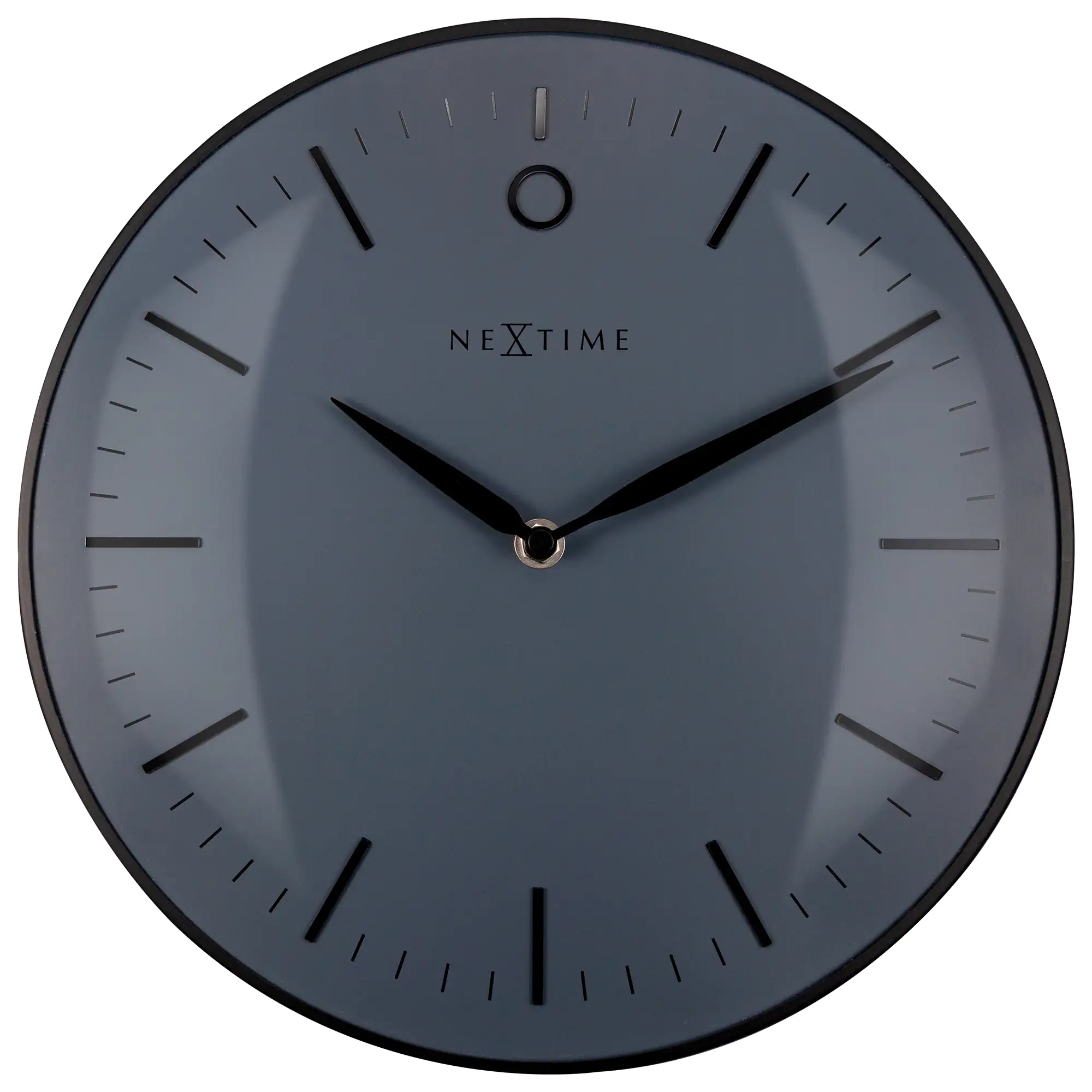 Nextime Funk-Wanduhr Small Glamour Ø 30 cm anthrazit