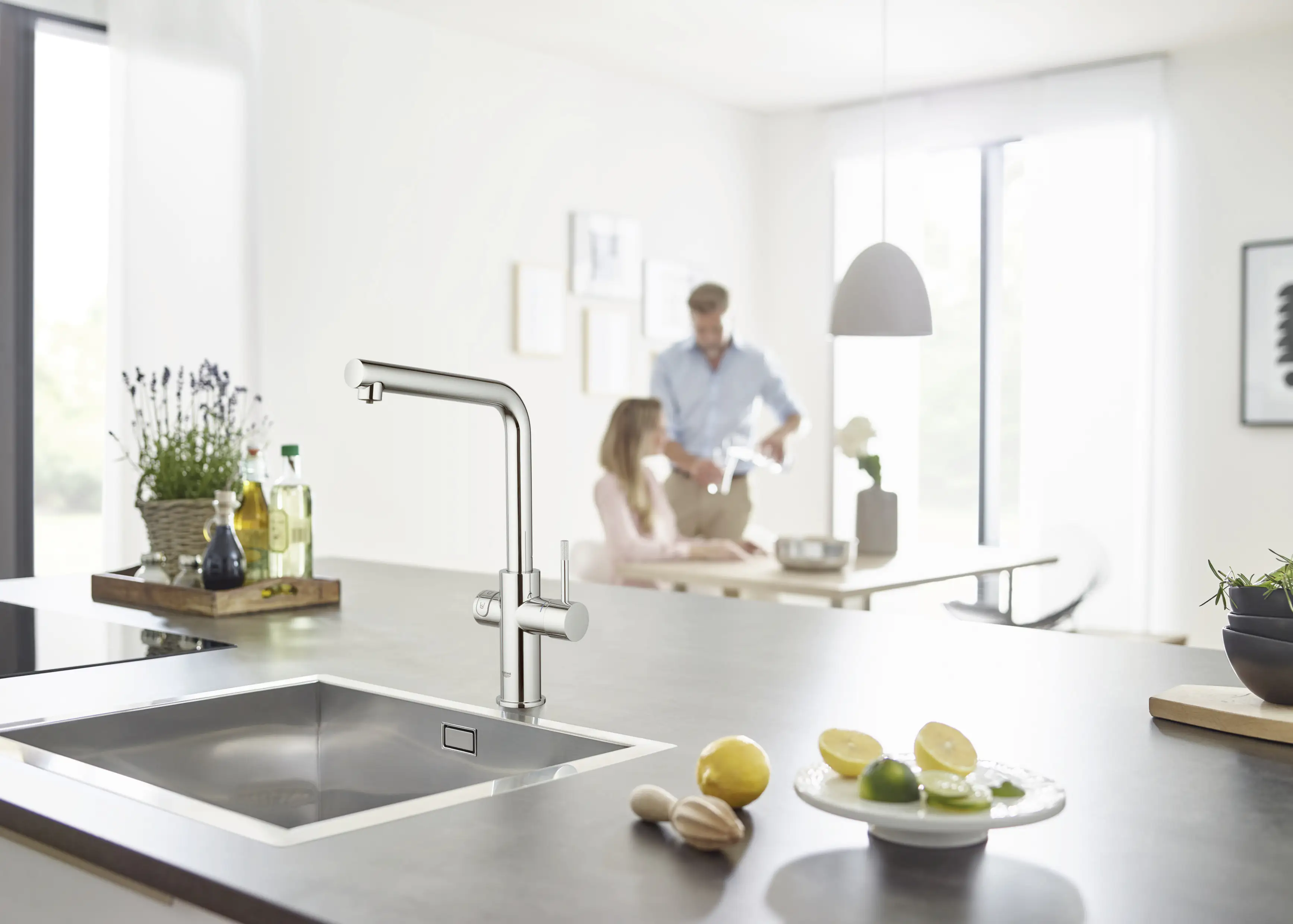 Grohe Blue Home L-Auslauf Starter Kit chrom