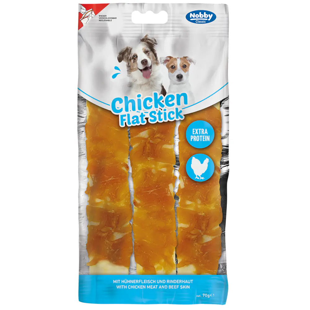 Nobby StarSnack Classic Hundeleckerli Barbecue Chicken Flat Stick 70 g