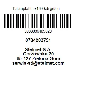 Baumpfahl 160 cm, Ø 8 cm, kesseldruckimprägniert