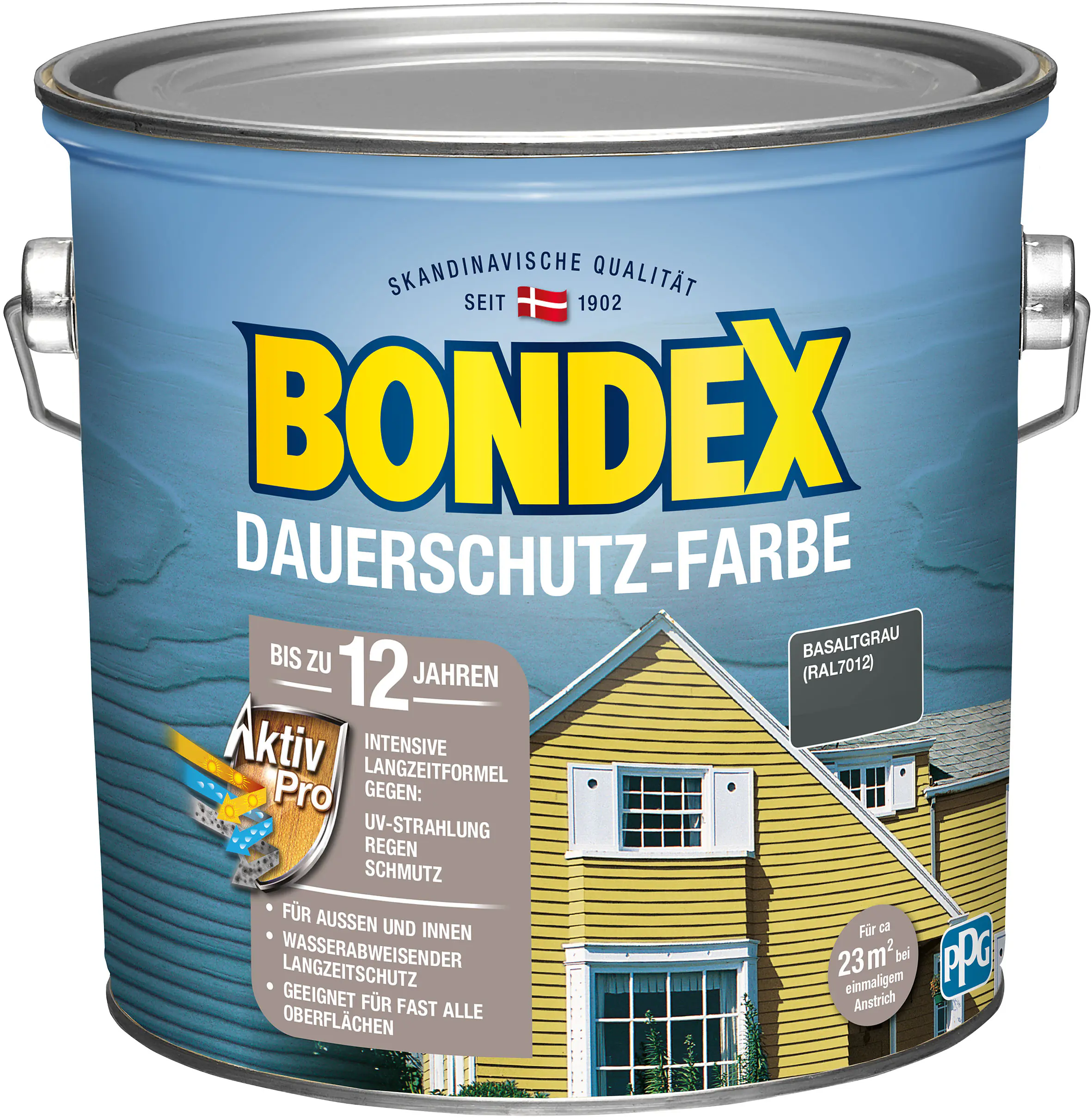 Bondex Dauerschutzfarbe 2,5 L basaltgrau