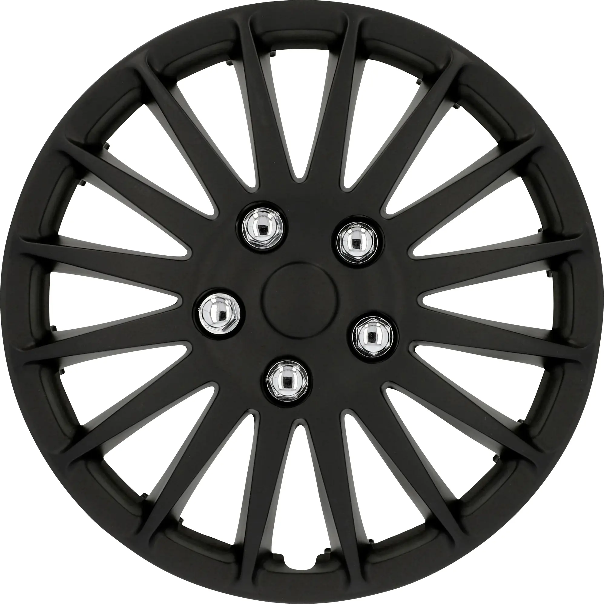 Unitec Radzierblenden Suzuka 35 cm (14 Zoll) schwarz 4 Stück