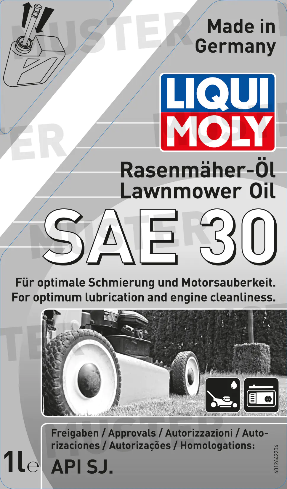 Liqui Moly Rasenmäher-Öl SAE 30 1 L