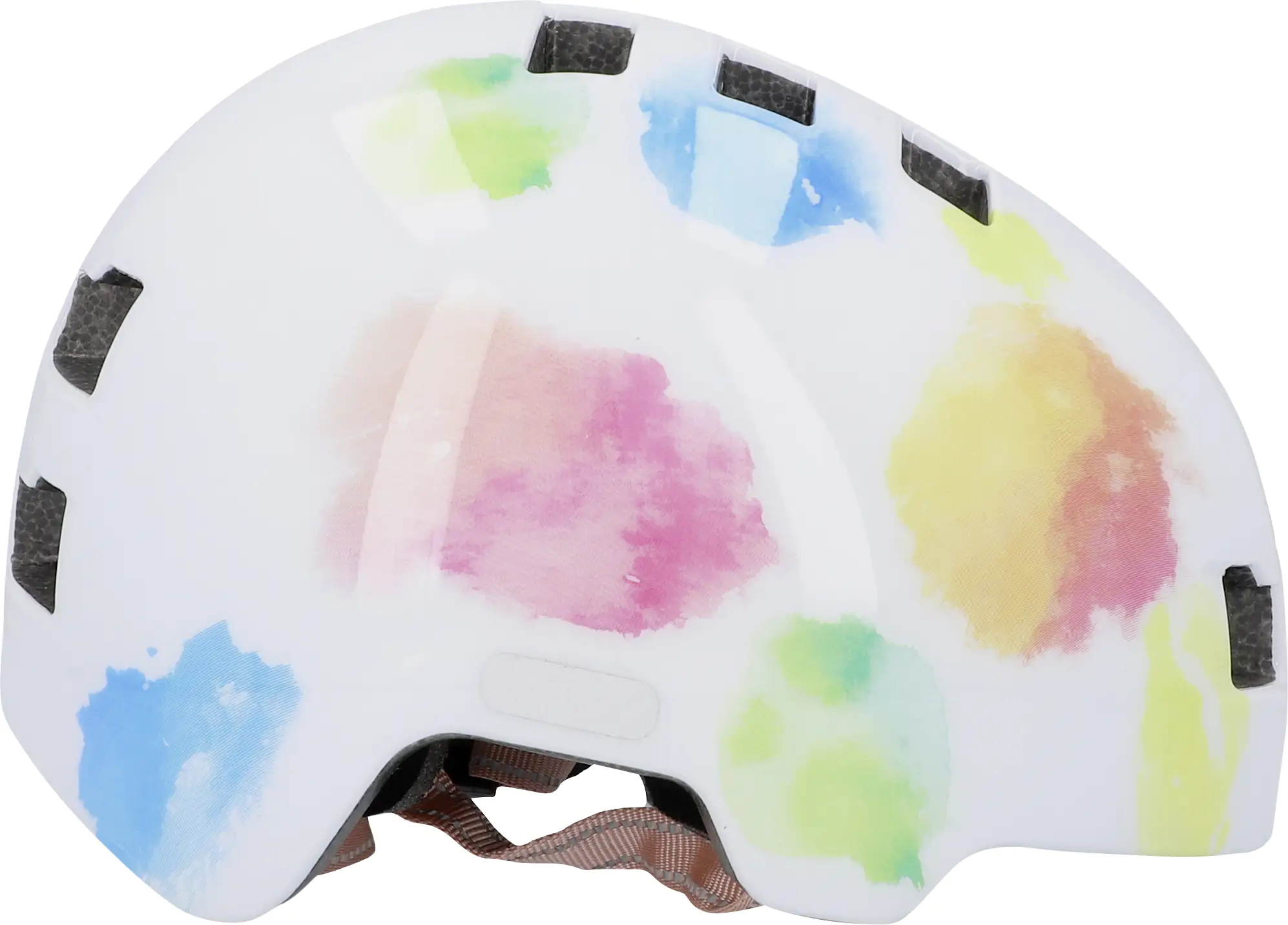 Fischer Fahrradhelm Kinder Plus Splash XS/S weiß/bunt