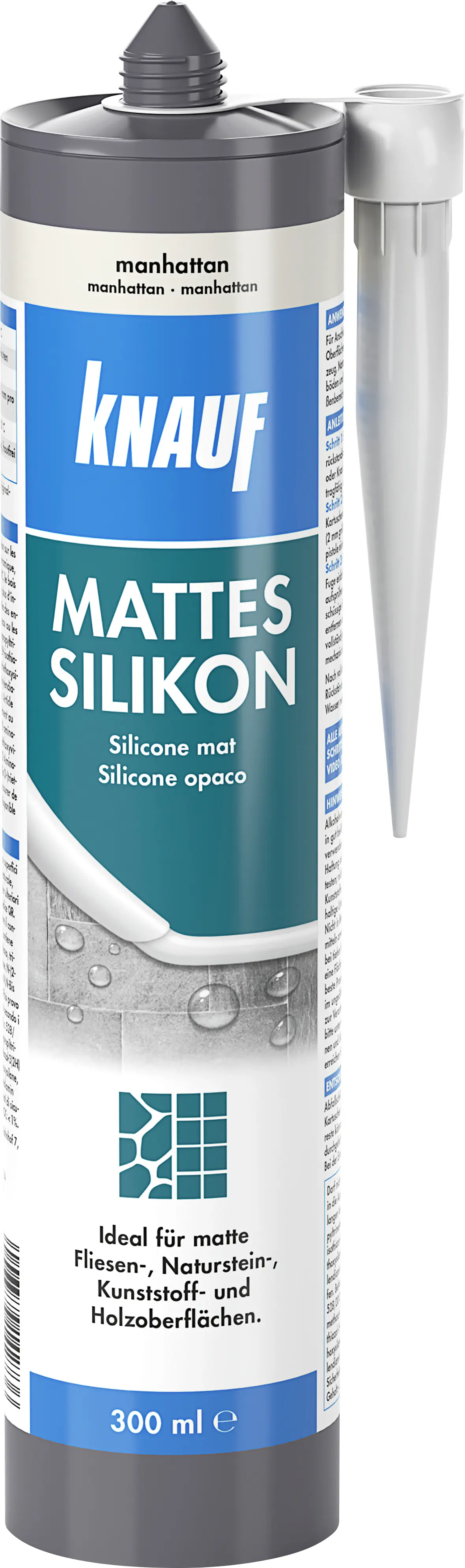 Knauf Mattes Silikon manhattan 300 ml