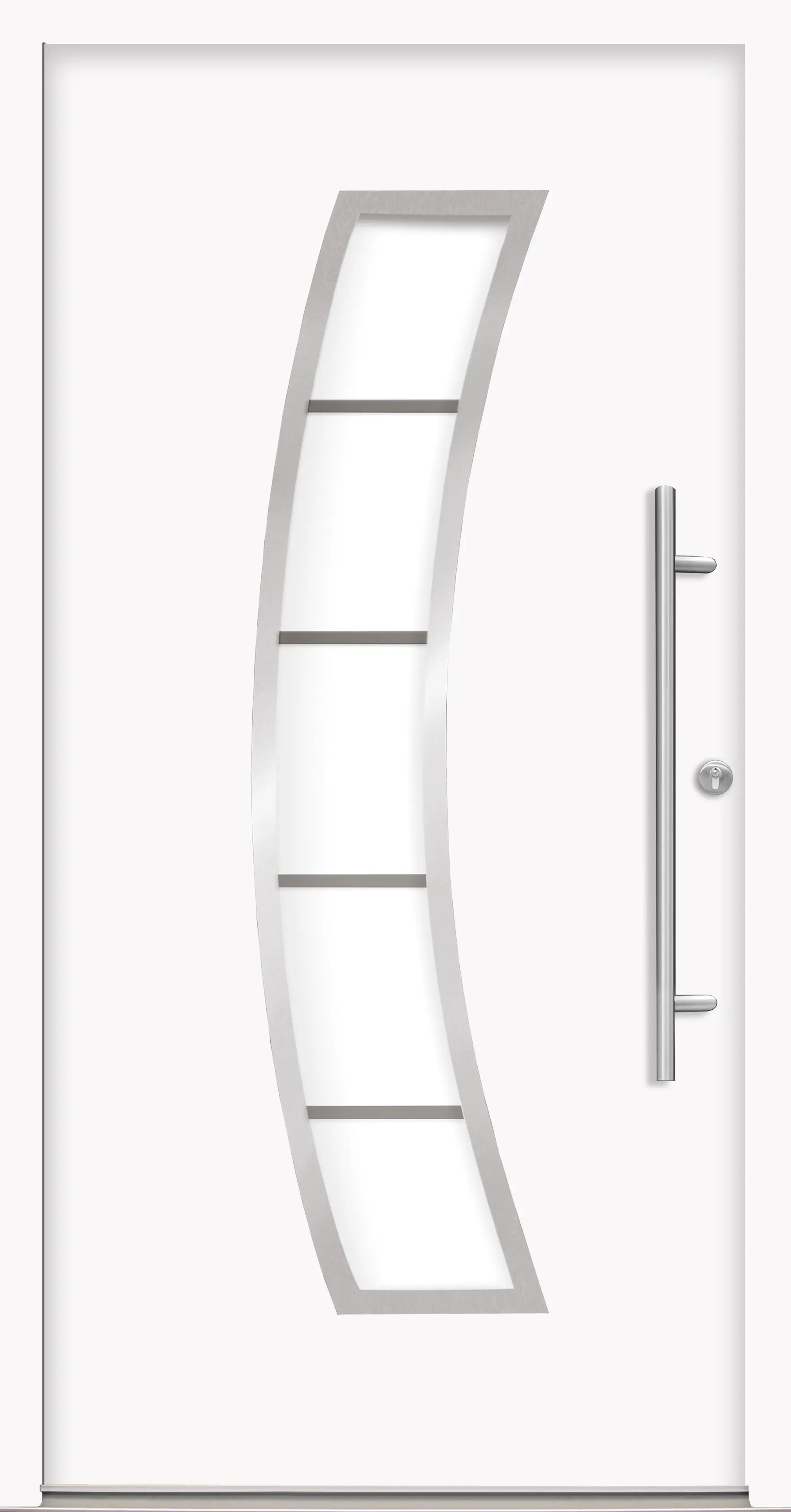 Splendoor Haustür Passivedoor Premium P14 Weiß DIN Rechts 110 x 210 cm