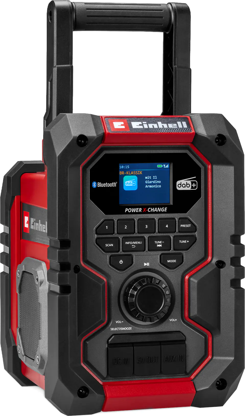 Einhell Expert Baustellenradio Akku-Radio TE-CR 18 Li DAB+/FM/BT Solo