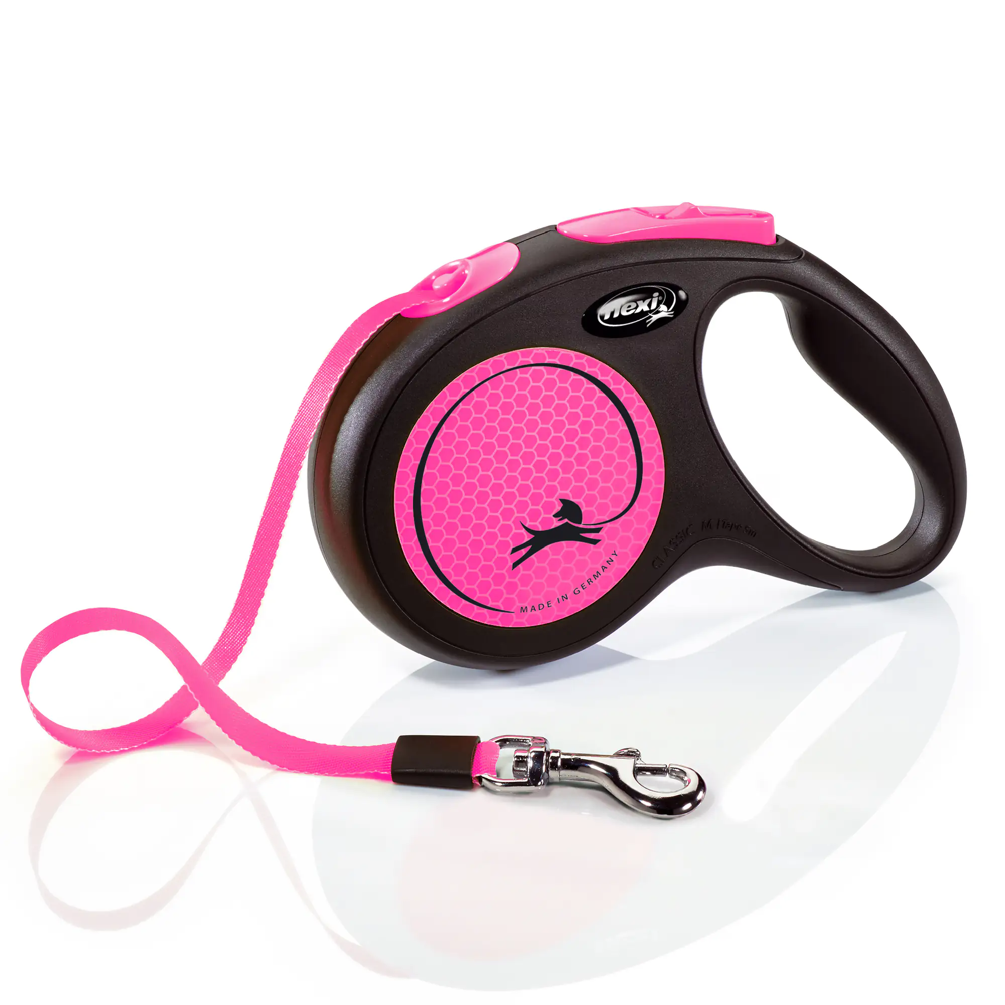 Flexi Hundeleine New Neon Gurt M neonpink