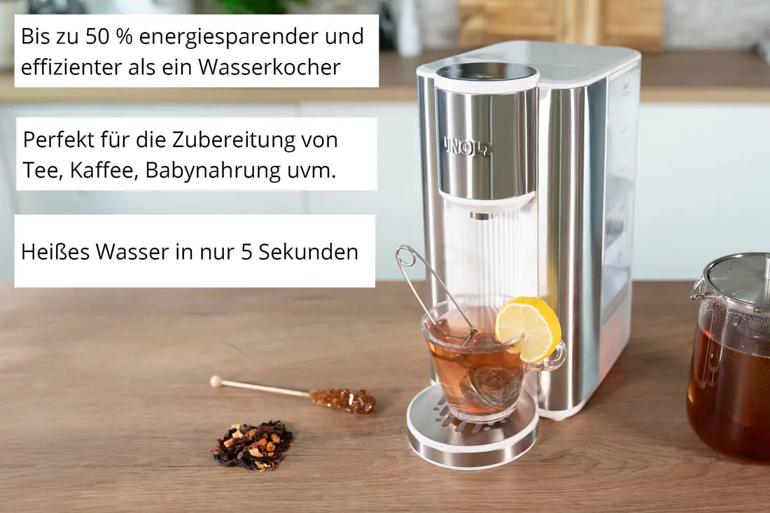 Unold Express Heißwasserbereiter Ava 2,5 L 2600 Watt weiß
