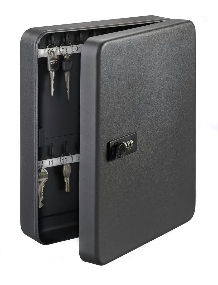 Burg-Wächter Schlüsselkasten Key Cabinet - 30 x 24 cm schwarz matt