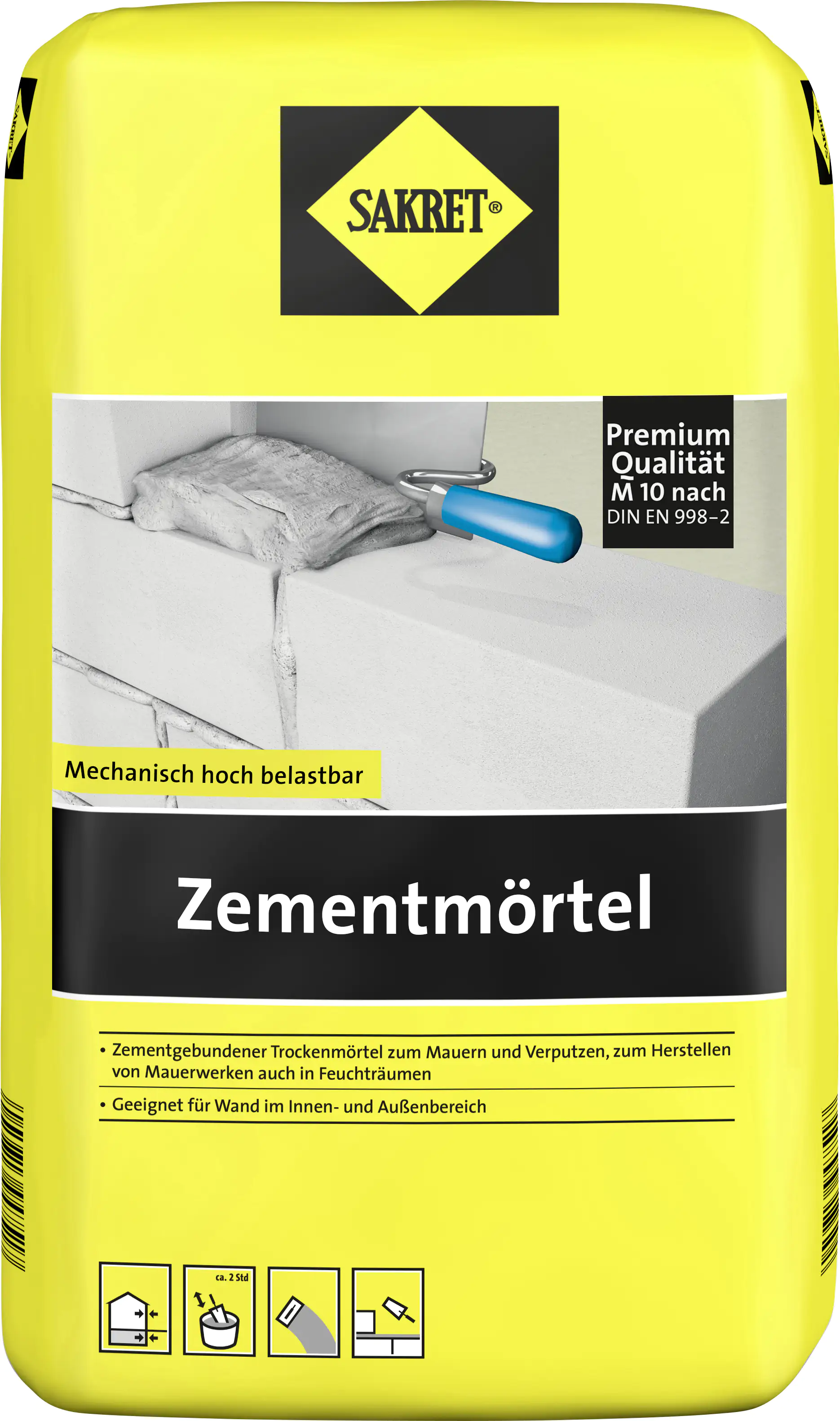 SAKRET Zementmörtel 10 kg Sack