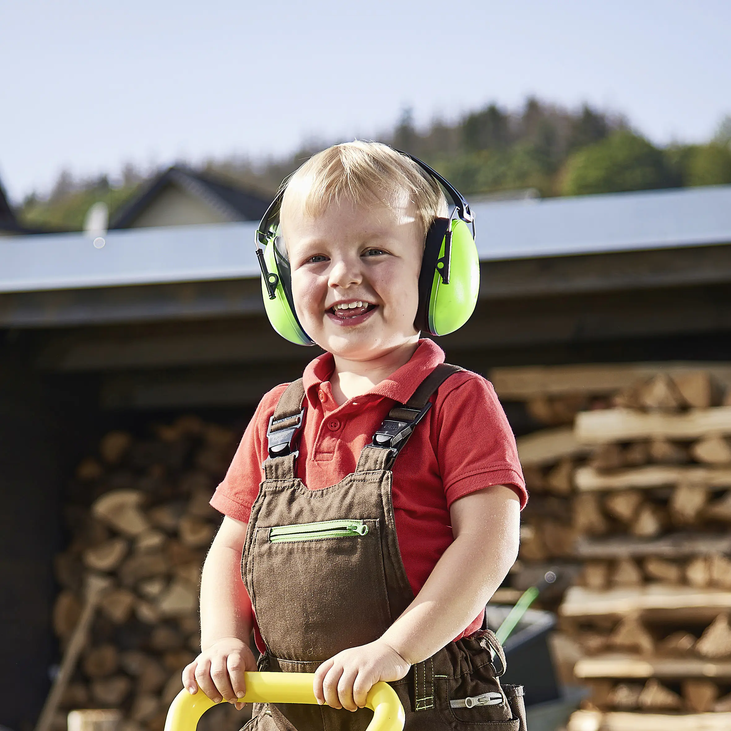 Wolfcraft Kapselgehörschütz Kids grün/schwarz 27 dB 1 Paar