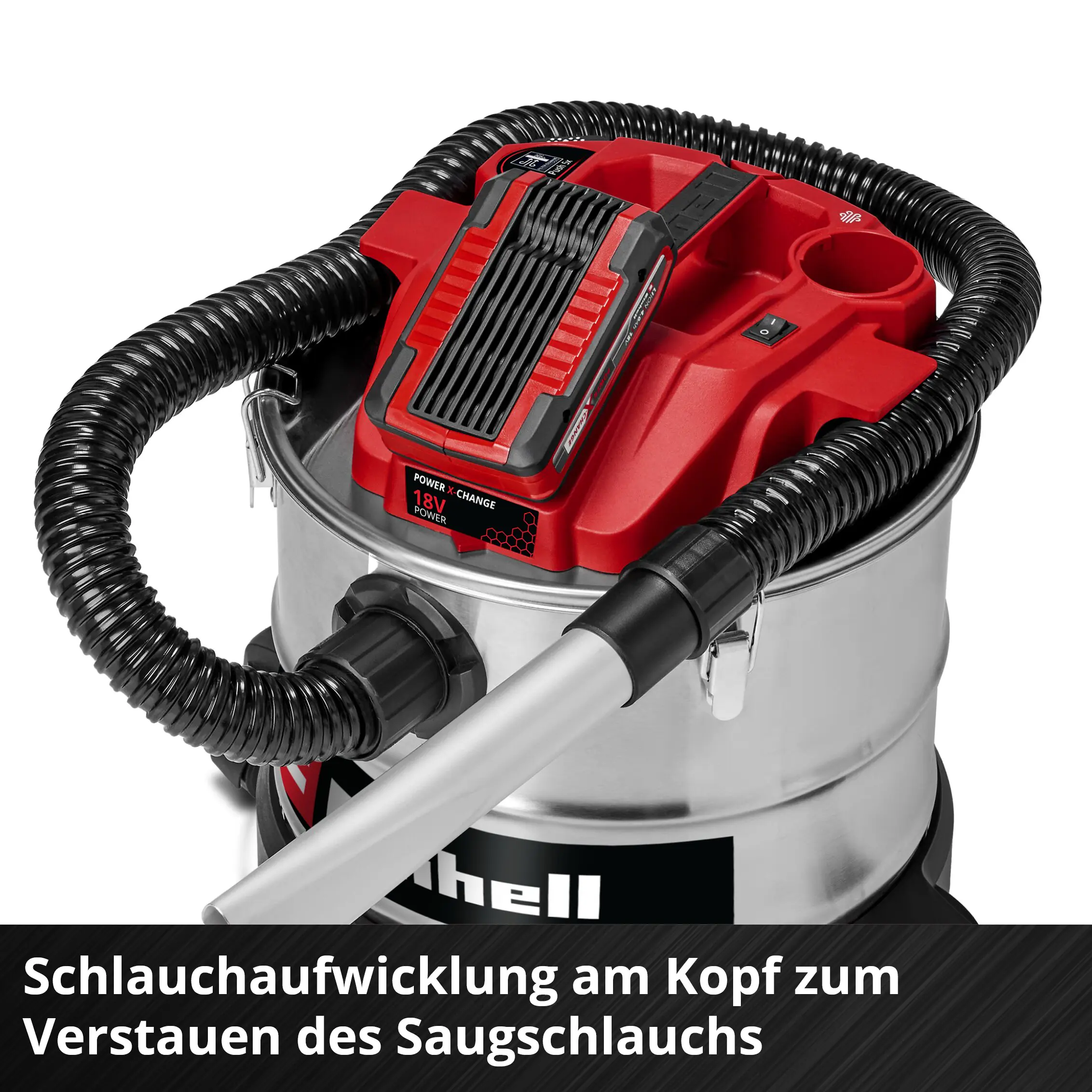 Einhell Akku-Aschesauger TE-AV 18/15 Li C Solo 18 V