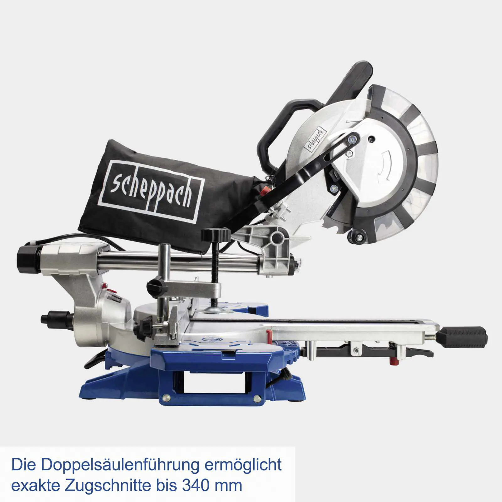 Scheppach Kapp-, Zug- und Gehrungssäge HM216SPX 2.000 W Lasermarkierhilfe