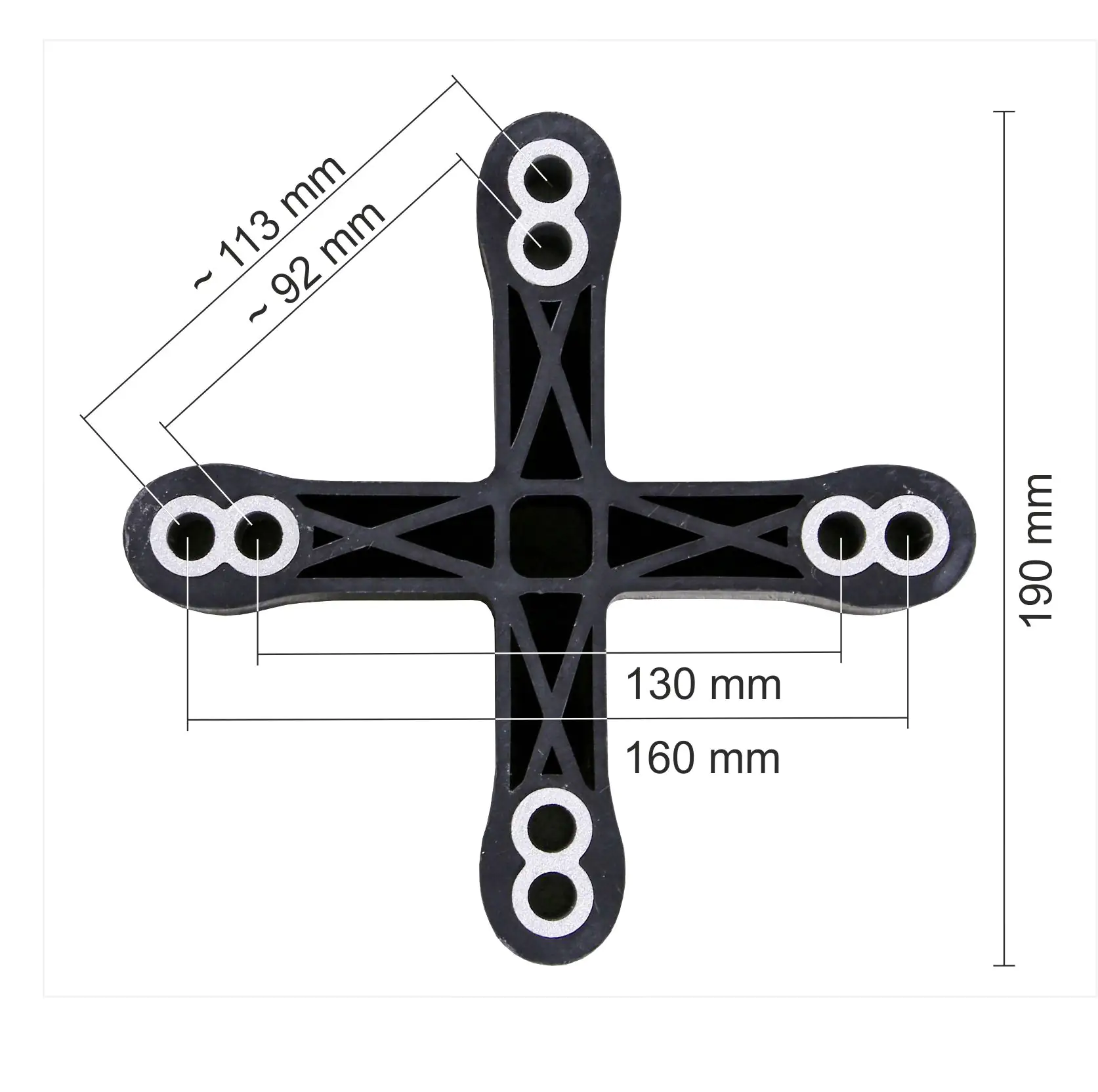 Schneider Einlegeplatten für Ampelschirme 4er-Set