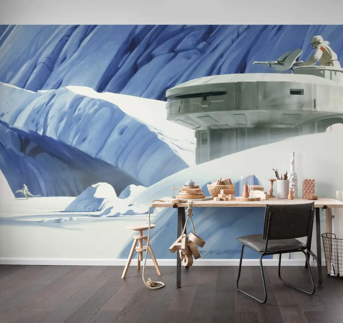 Komar Vlies Fototapete Star Wars Classic Geheimbasis 500 x 250 cm 