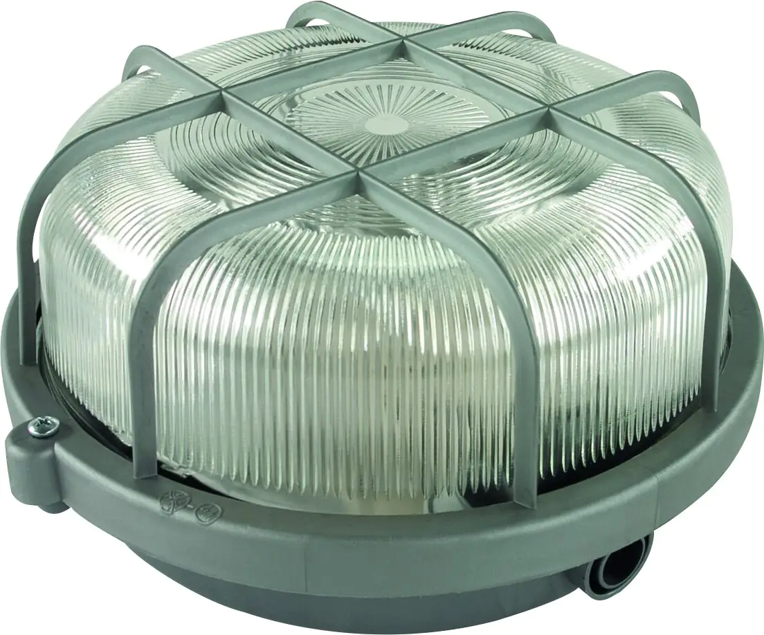 REV LED Rundarmatur silber 7 W