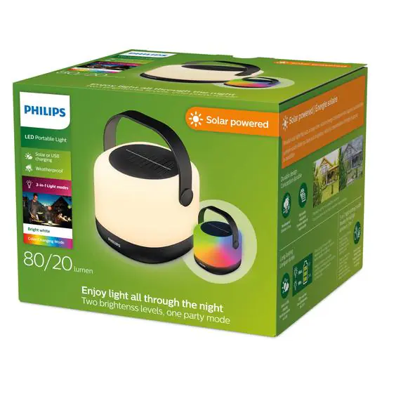 Philips Solar Tischleuchte Aula 12 x 15 x 14 cm warmweiß