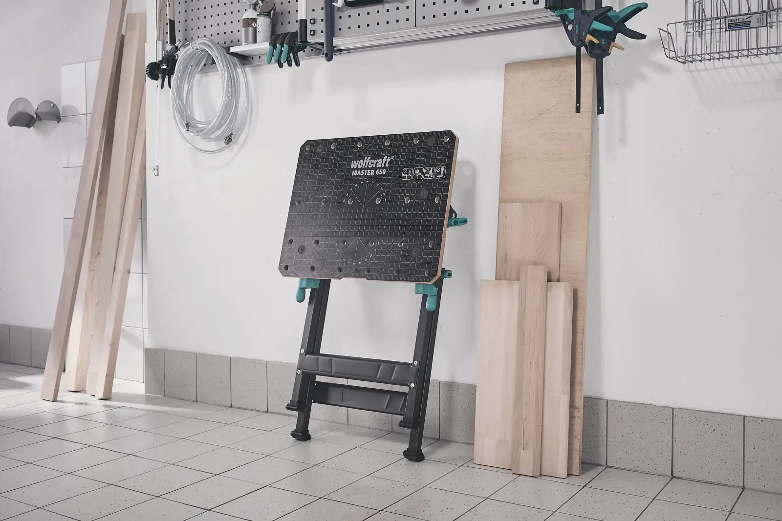 Wolfcraft Spanntisch MASTER 650 ERGO stufenlos höhenverstellbar