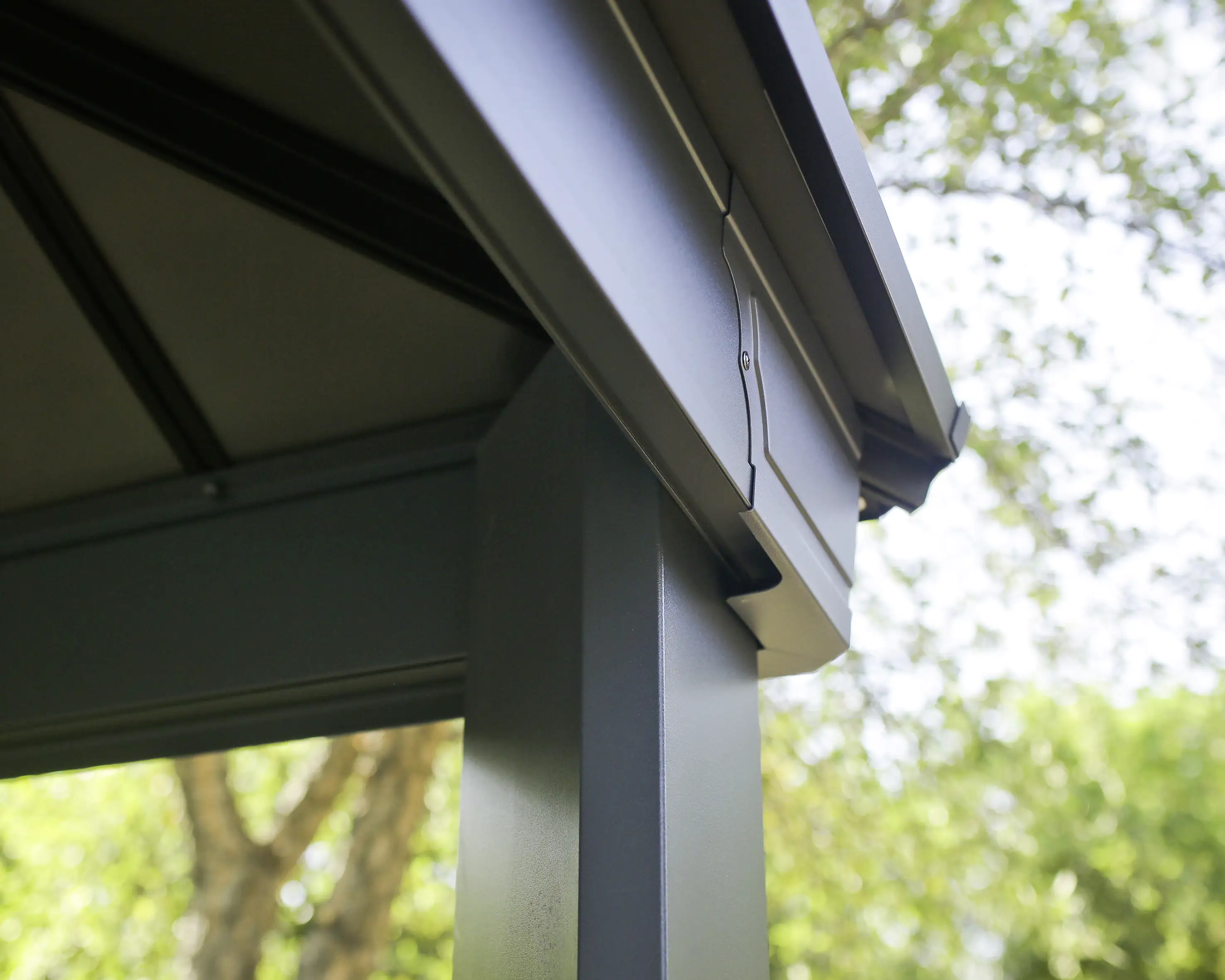Canopia Pavillon Dallas 426 x 364 cm grau