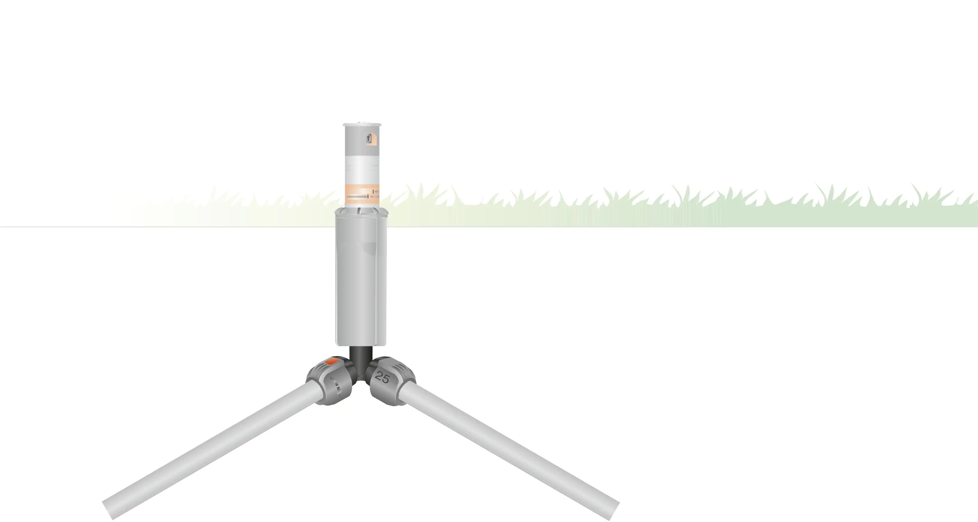 Gardena Winkelstück 25 mm x 1/2" Außengewinde