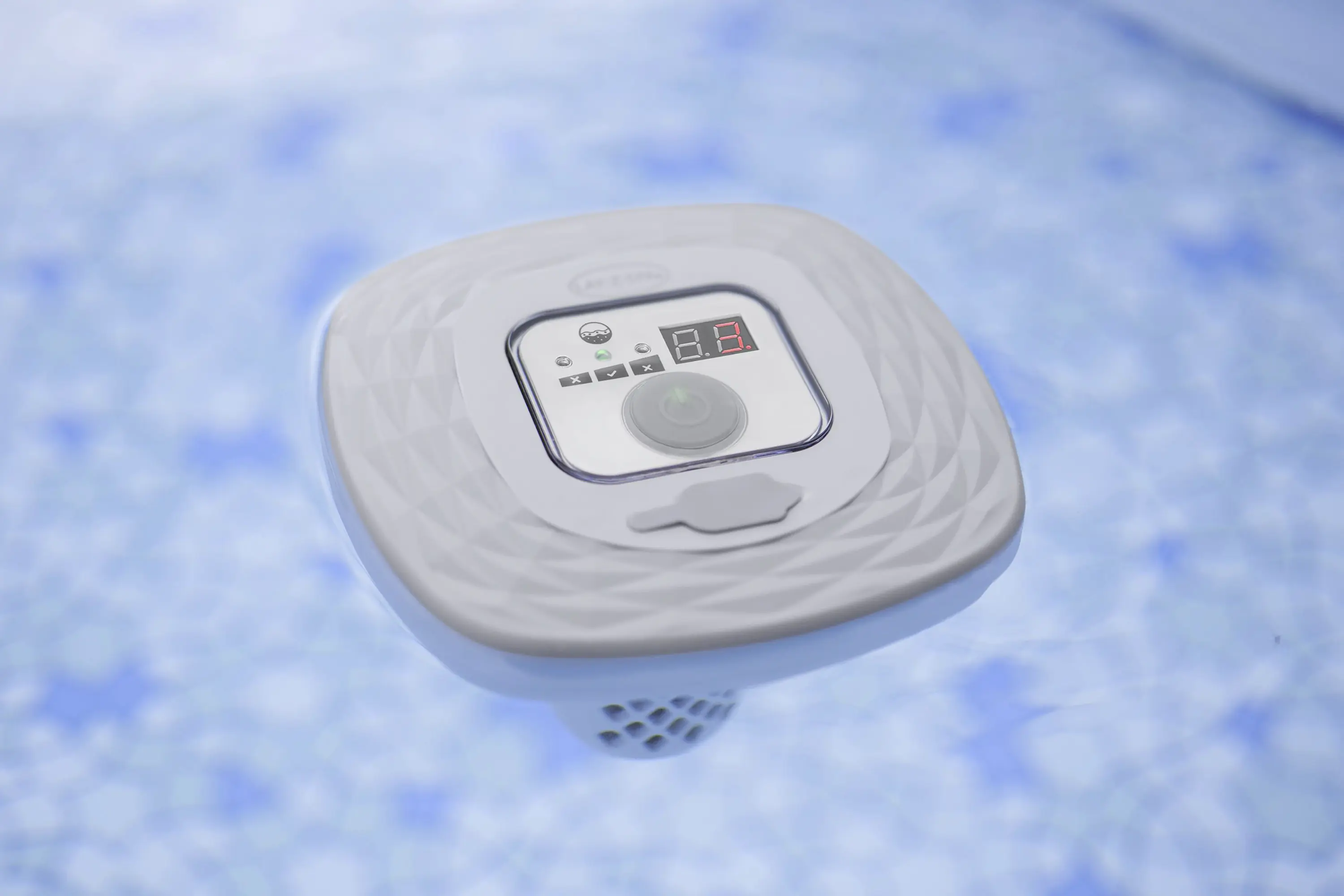 Bestway Salzwasseranlage für Pool schwimmend akkubetrieben bis 1.400 L 0,5 g/h