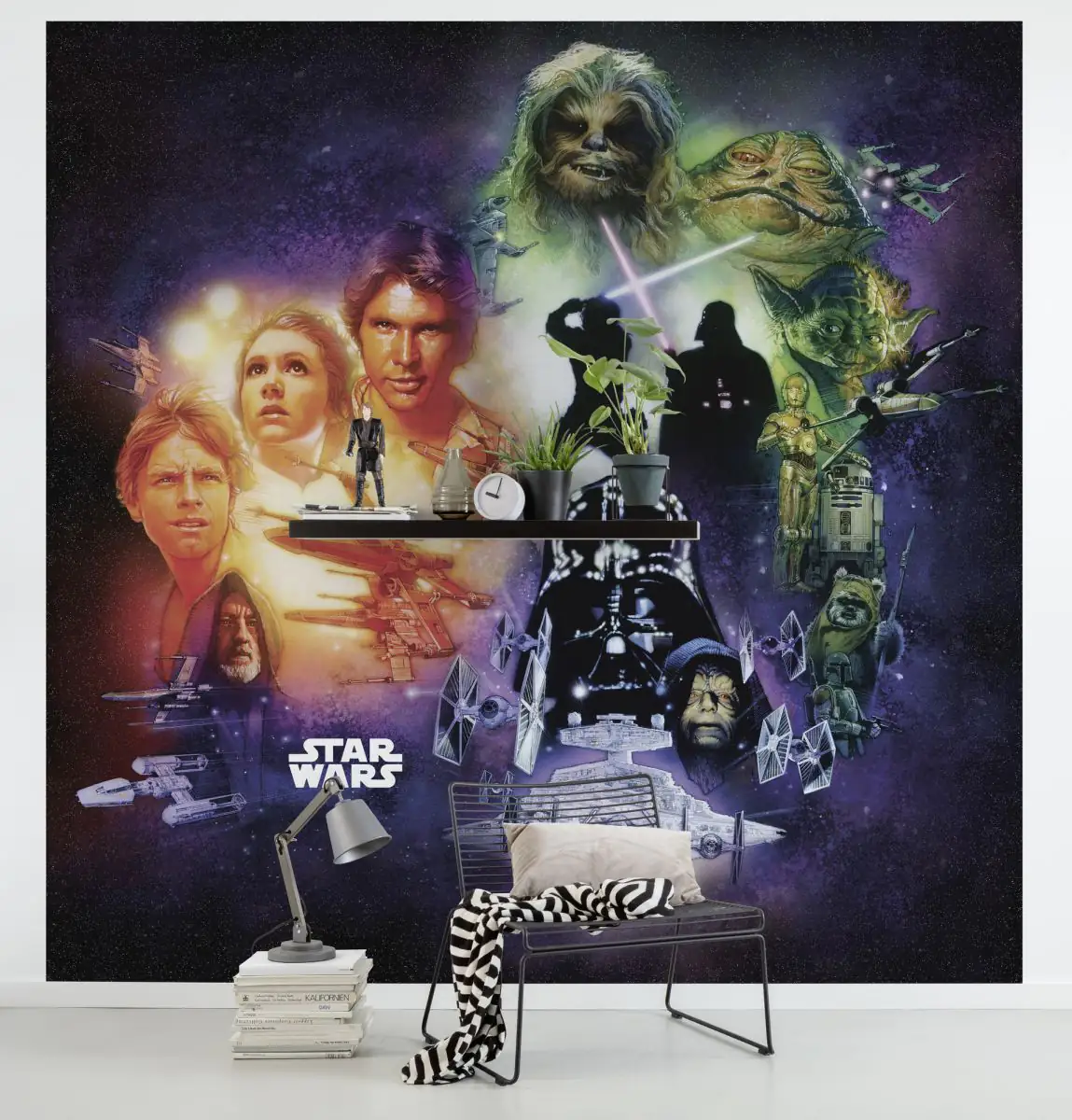 Komar Vlies Fototapete Star Wars Classic Back to the past 250 x 250 cm 