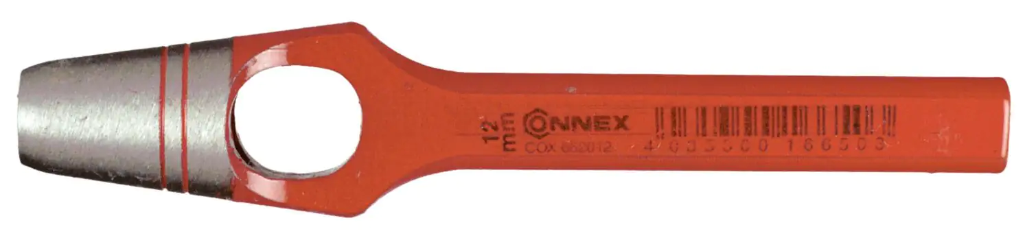 Connex Henkel-Locheisen 20 mm Chrom-Vanadium rot lackiert