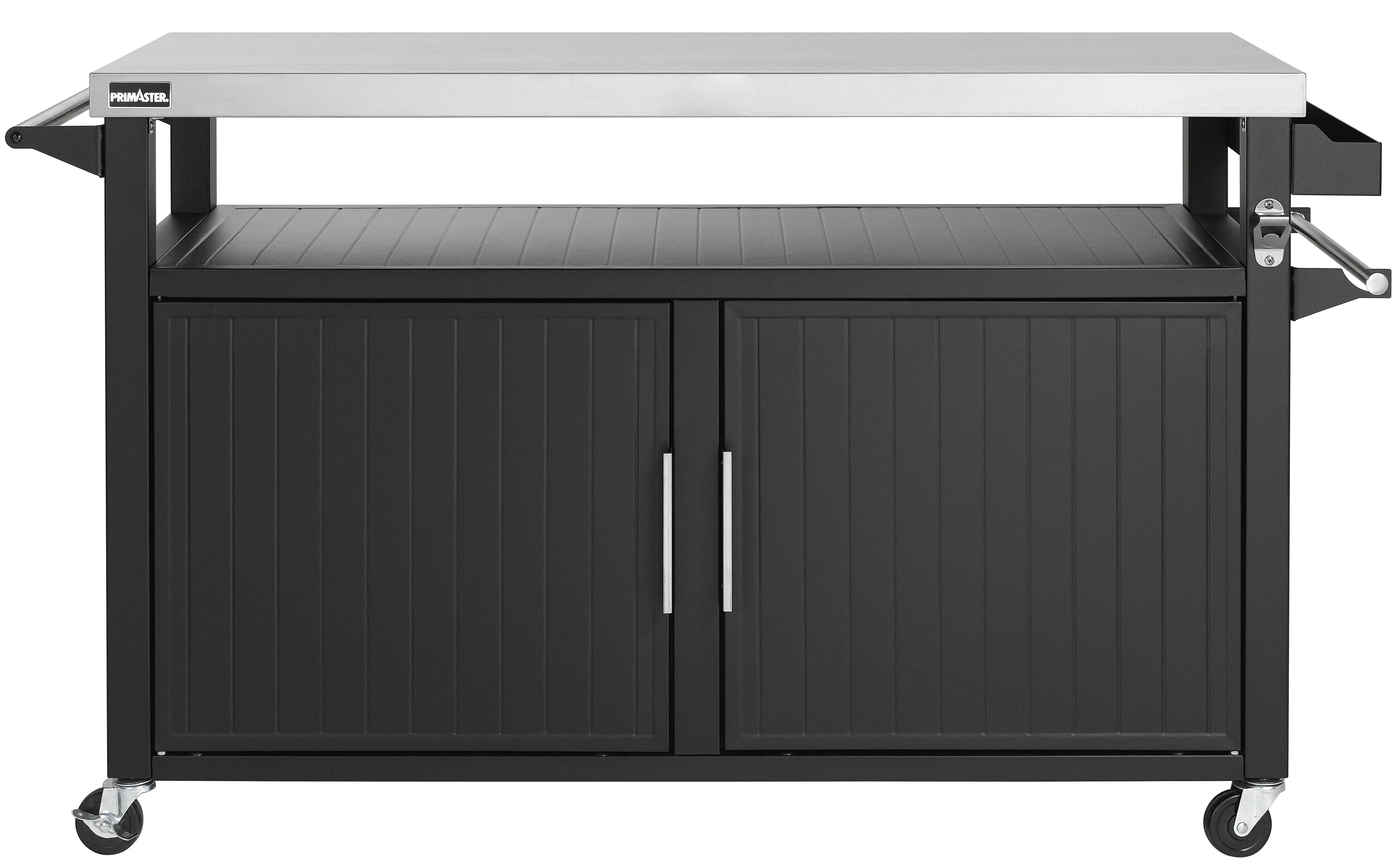 Primaster Grillwagen Napa XXL Universal 2-türig 153 x 90 cm schwarz
